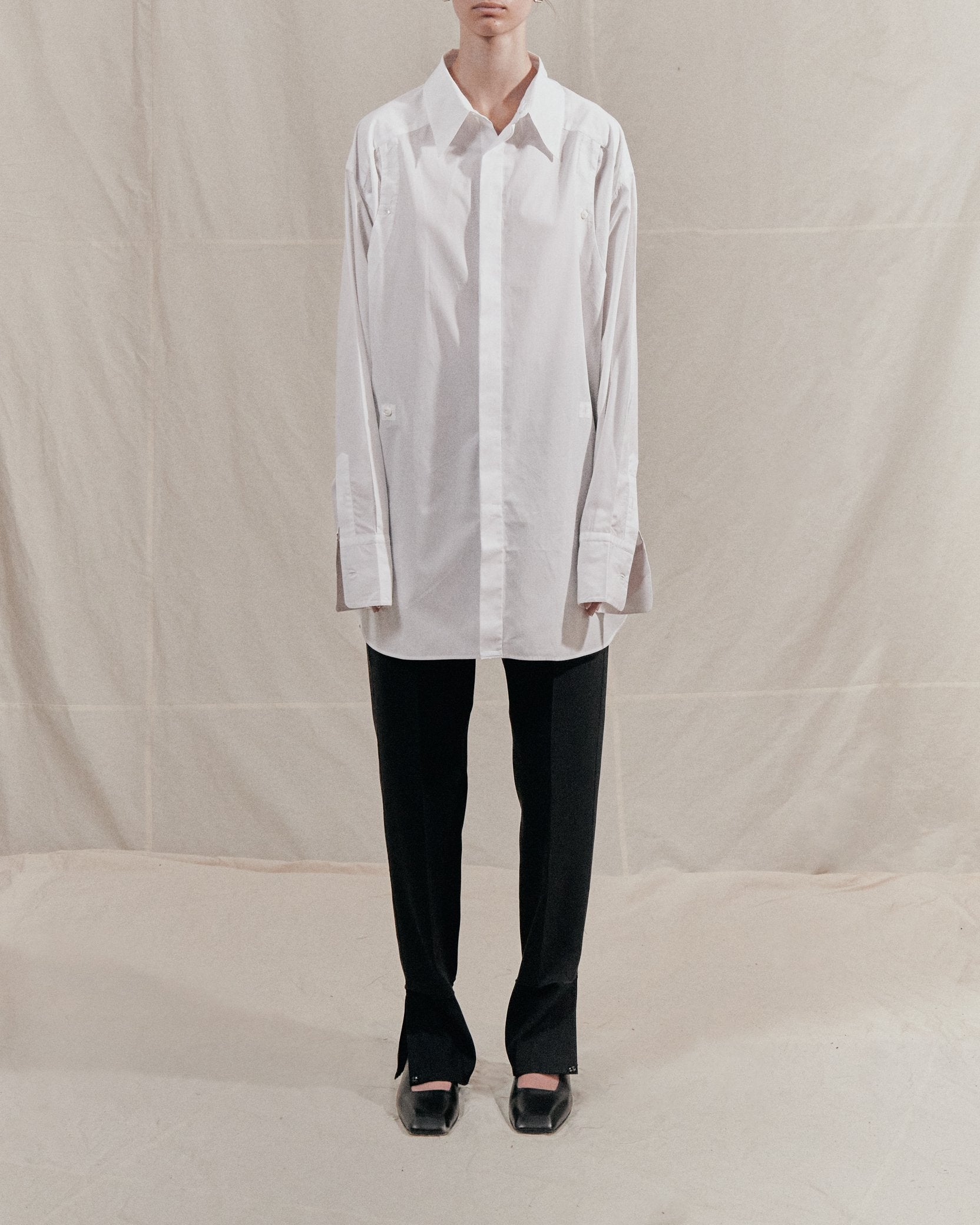 Oversized travel shirt - cotton