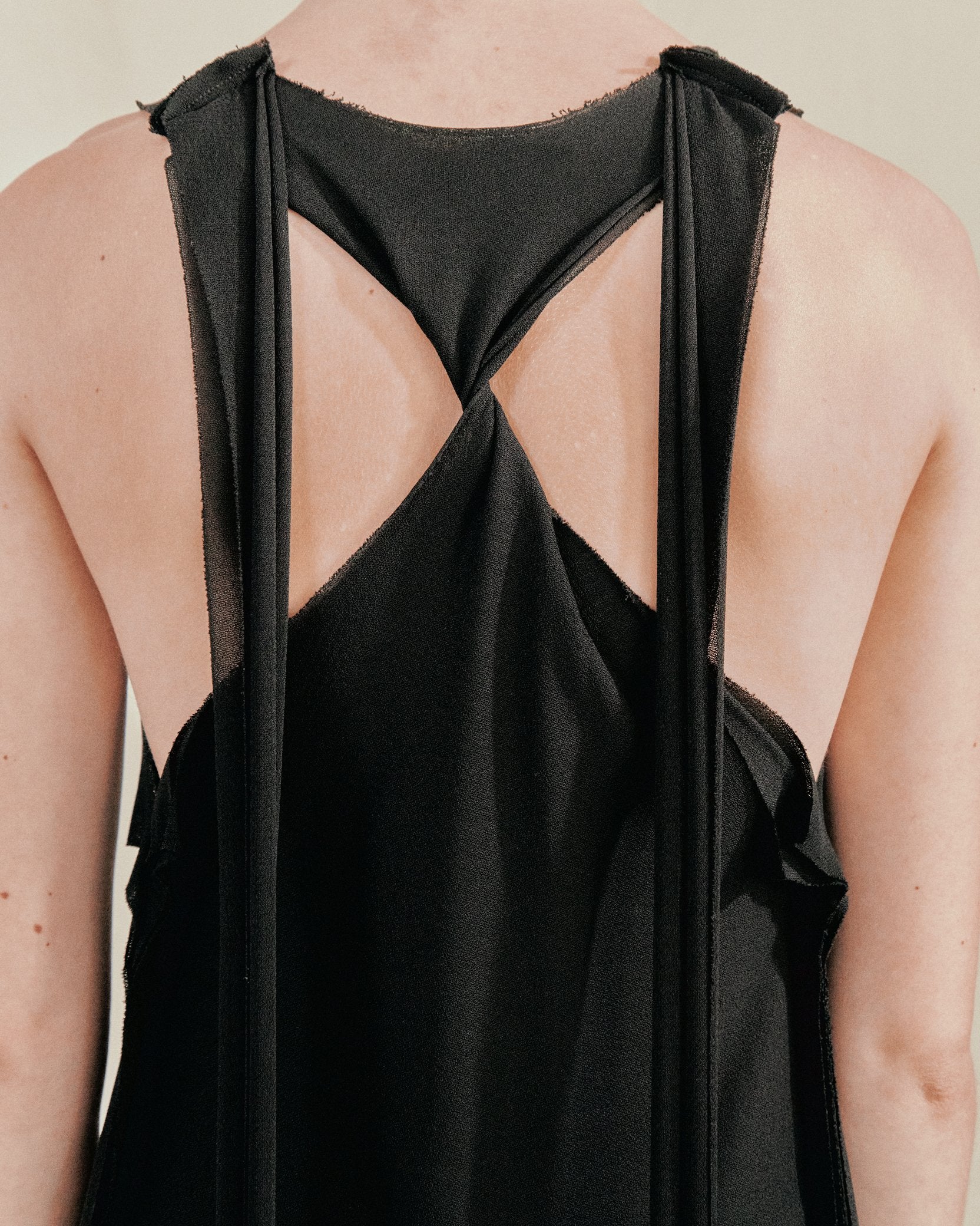Tank dress sheer short