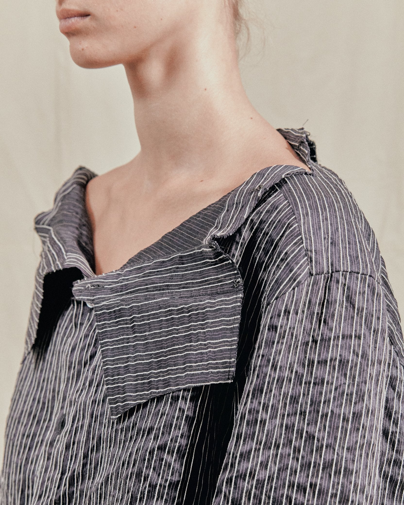 Hook & eye shirt - stripe