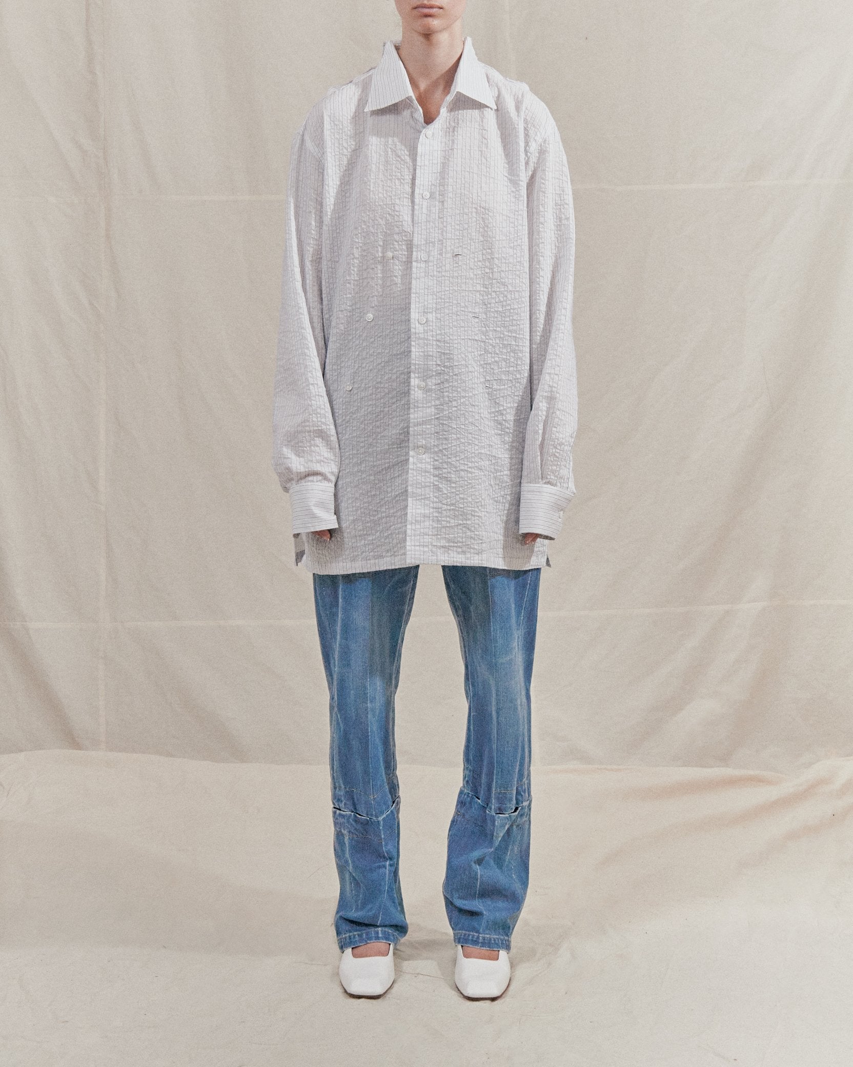Hook & eye shirt - stripe