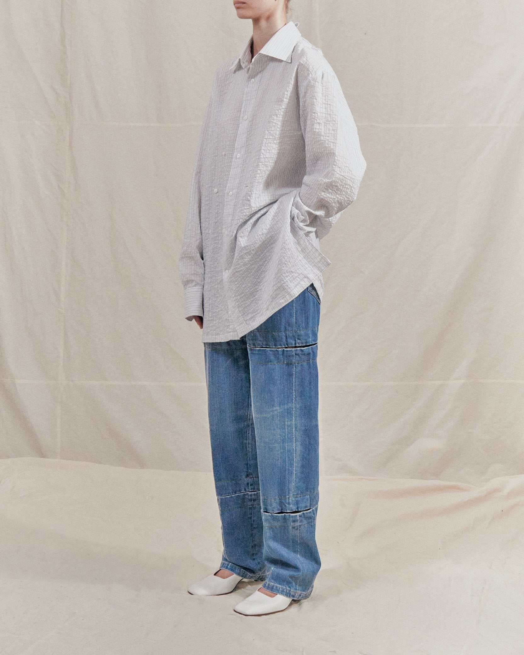 Hook & eye shirt - stripe