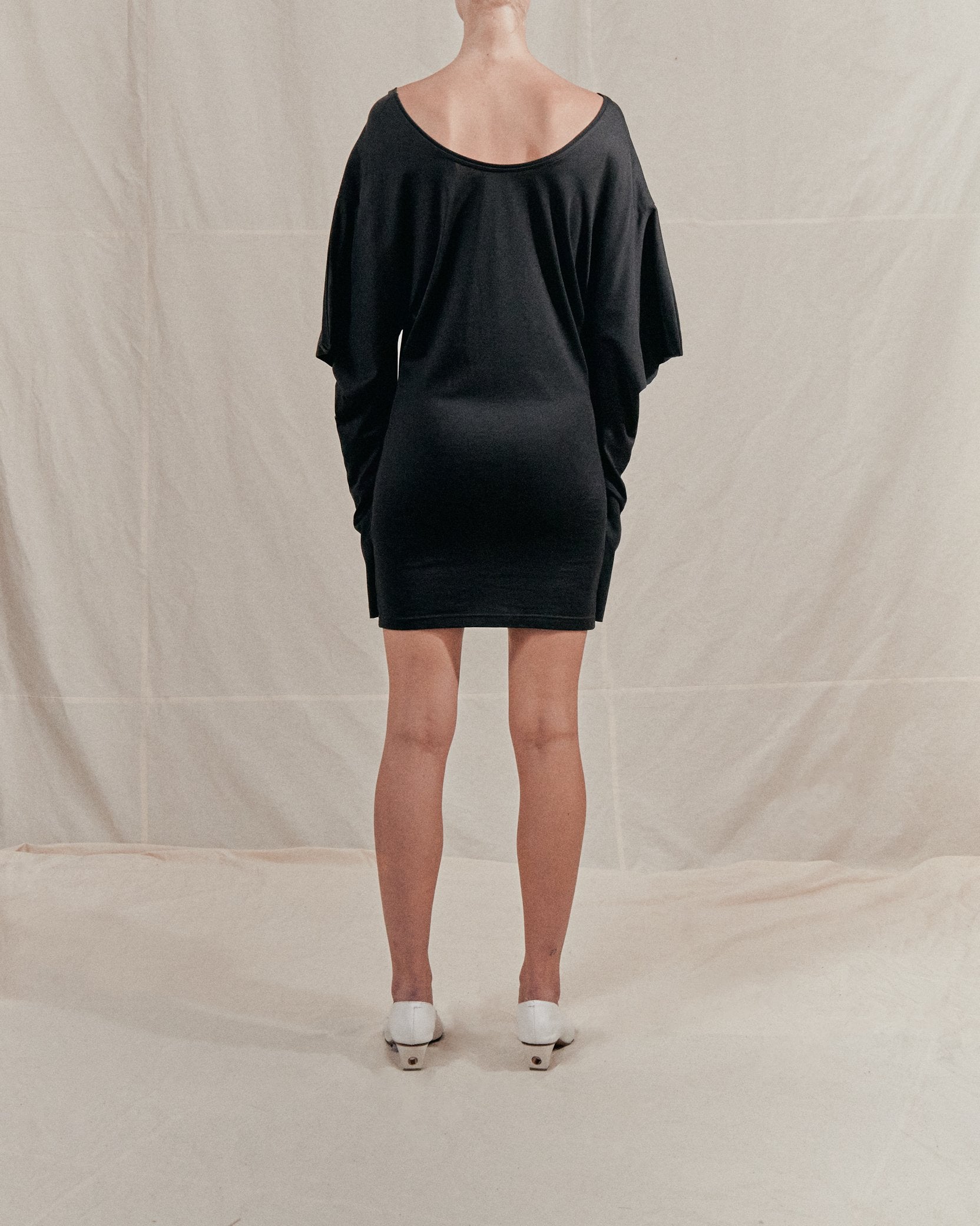 Origami jersey dress