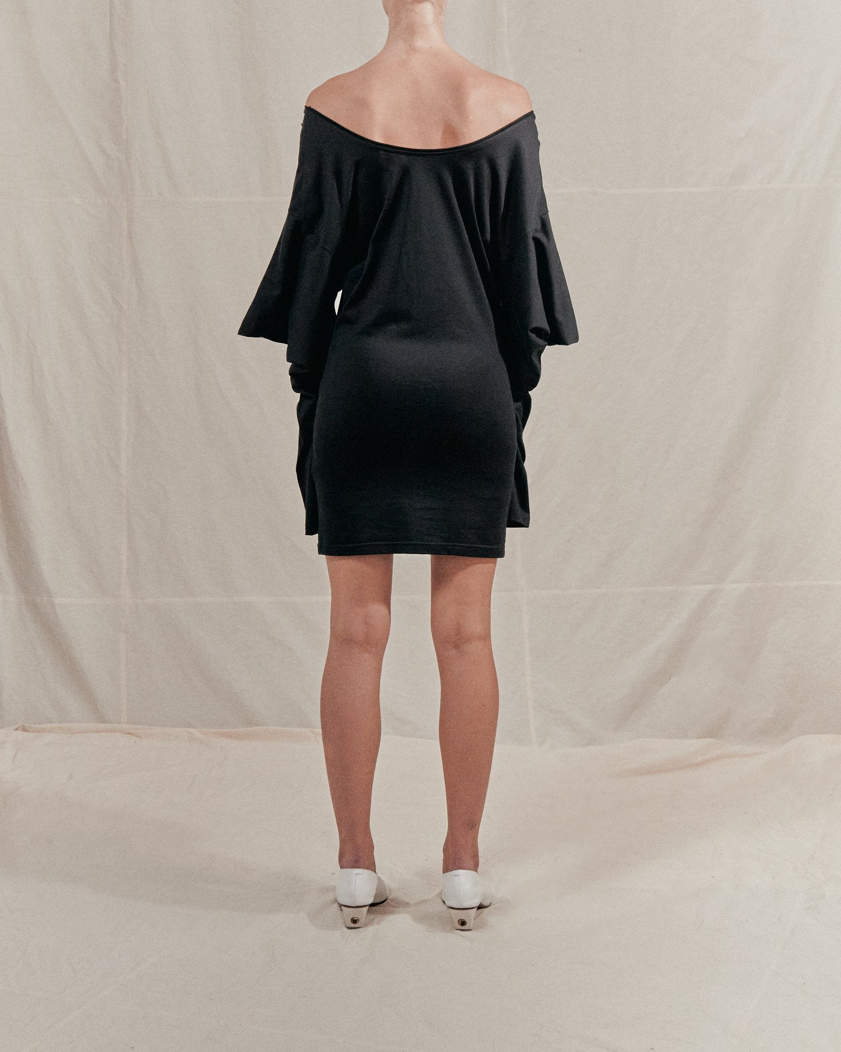 Origami jersey dress