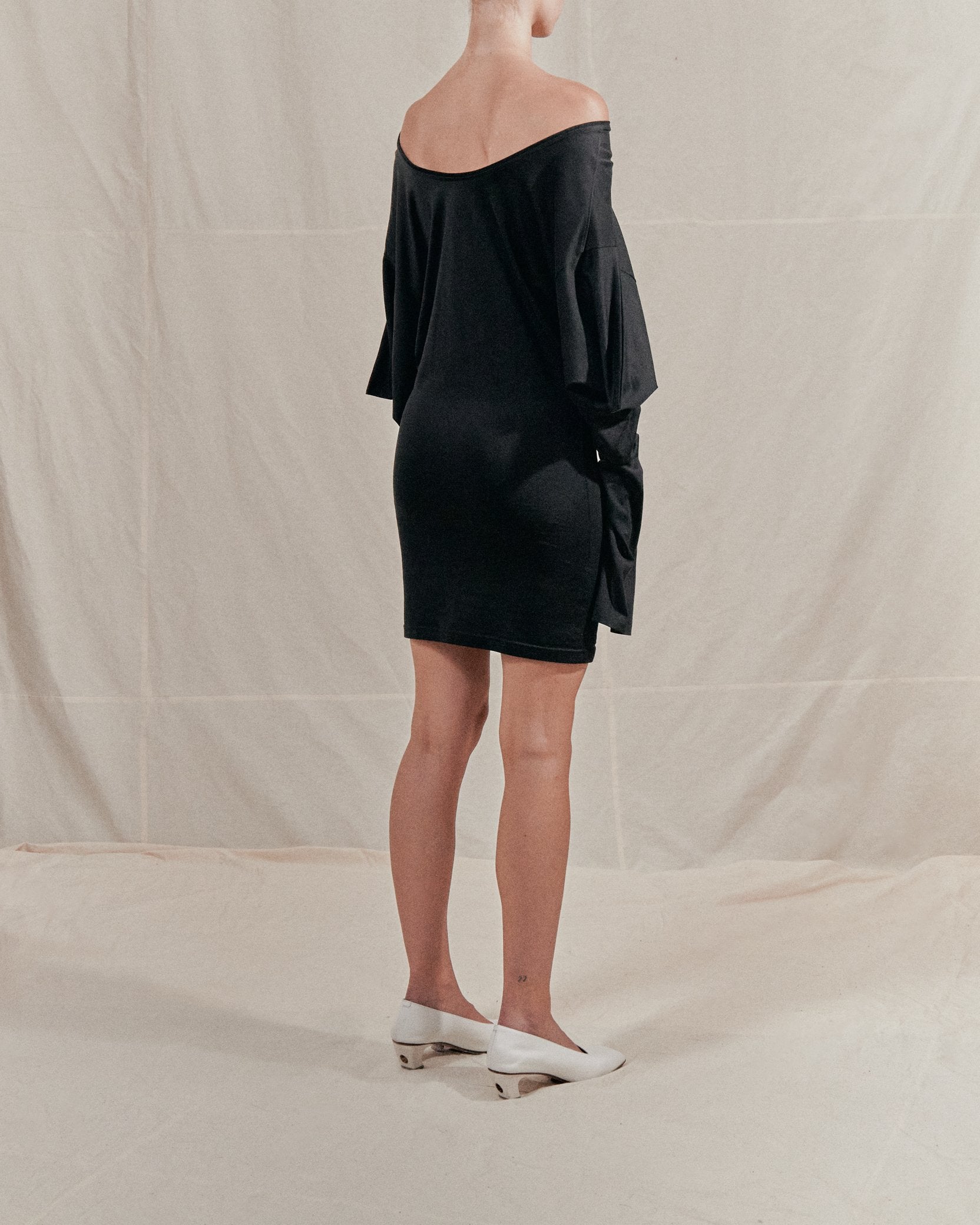Origami jersey dress