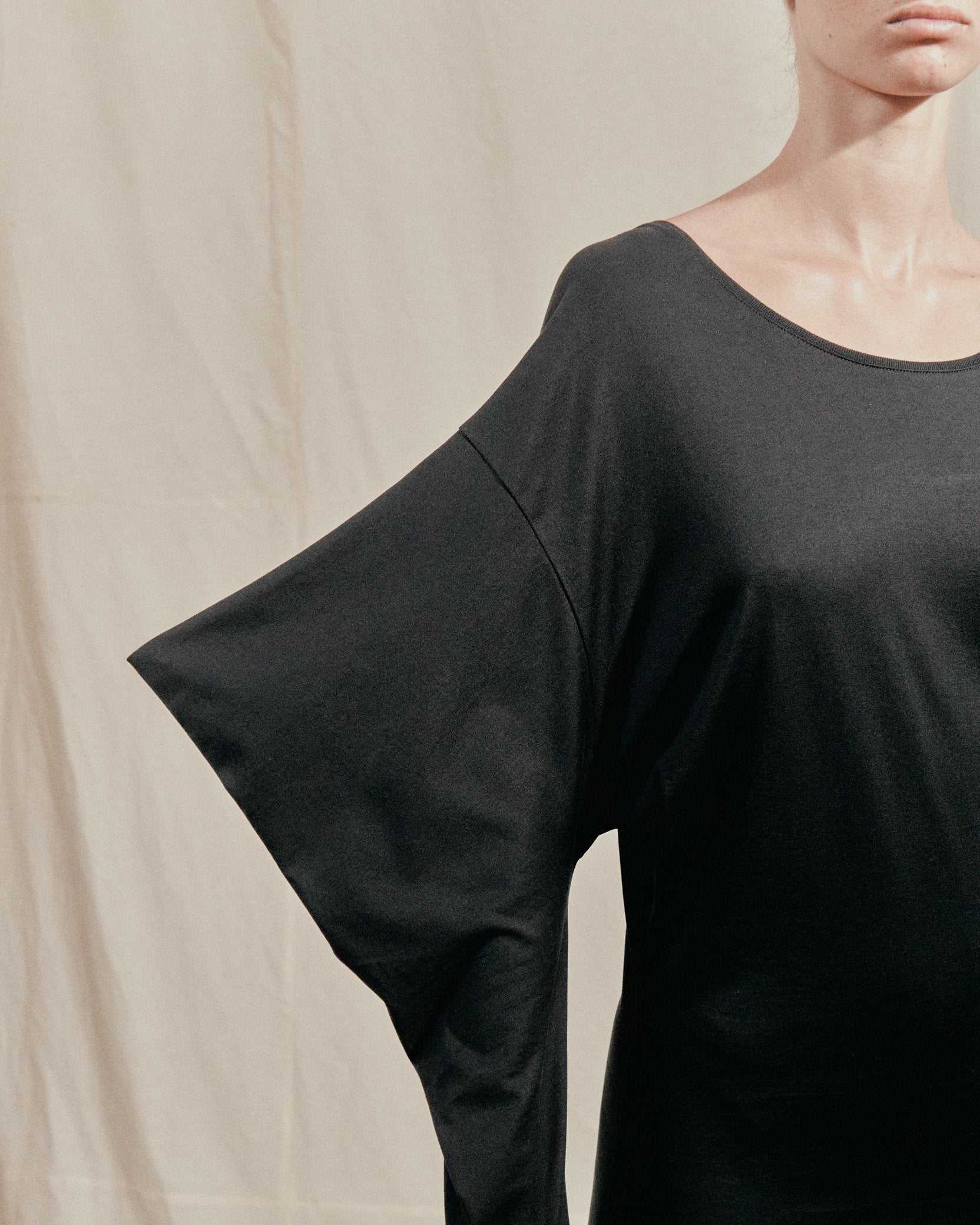 Origami jersey dress
