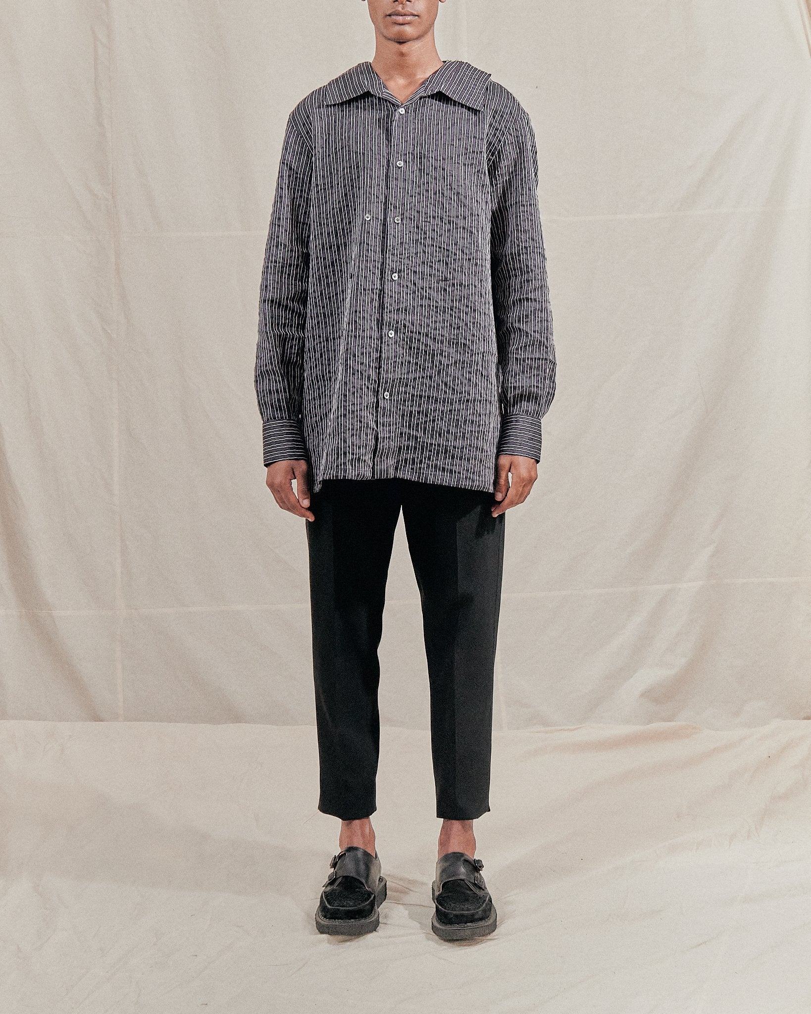 Hook & eye shirt - stripe