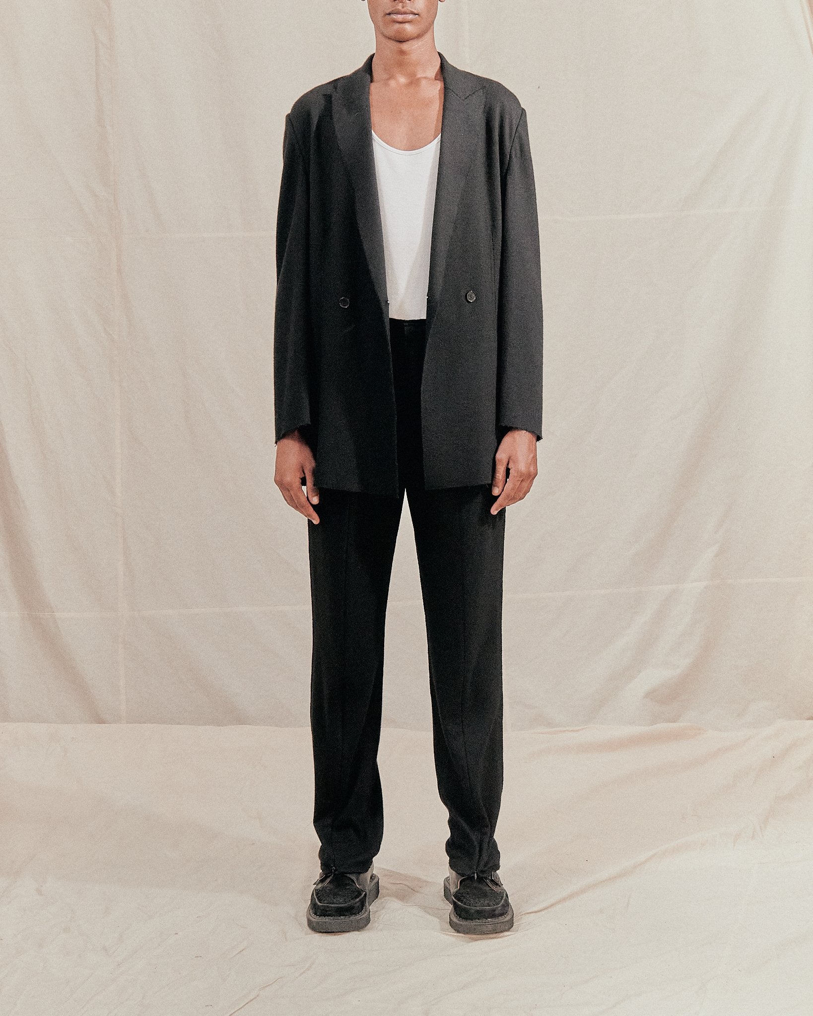 Slim jacket - cashmere