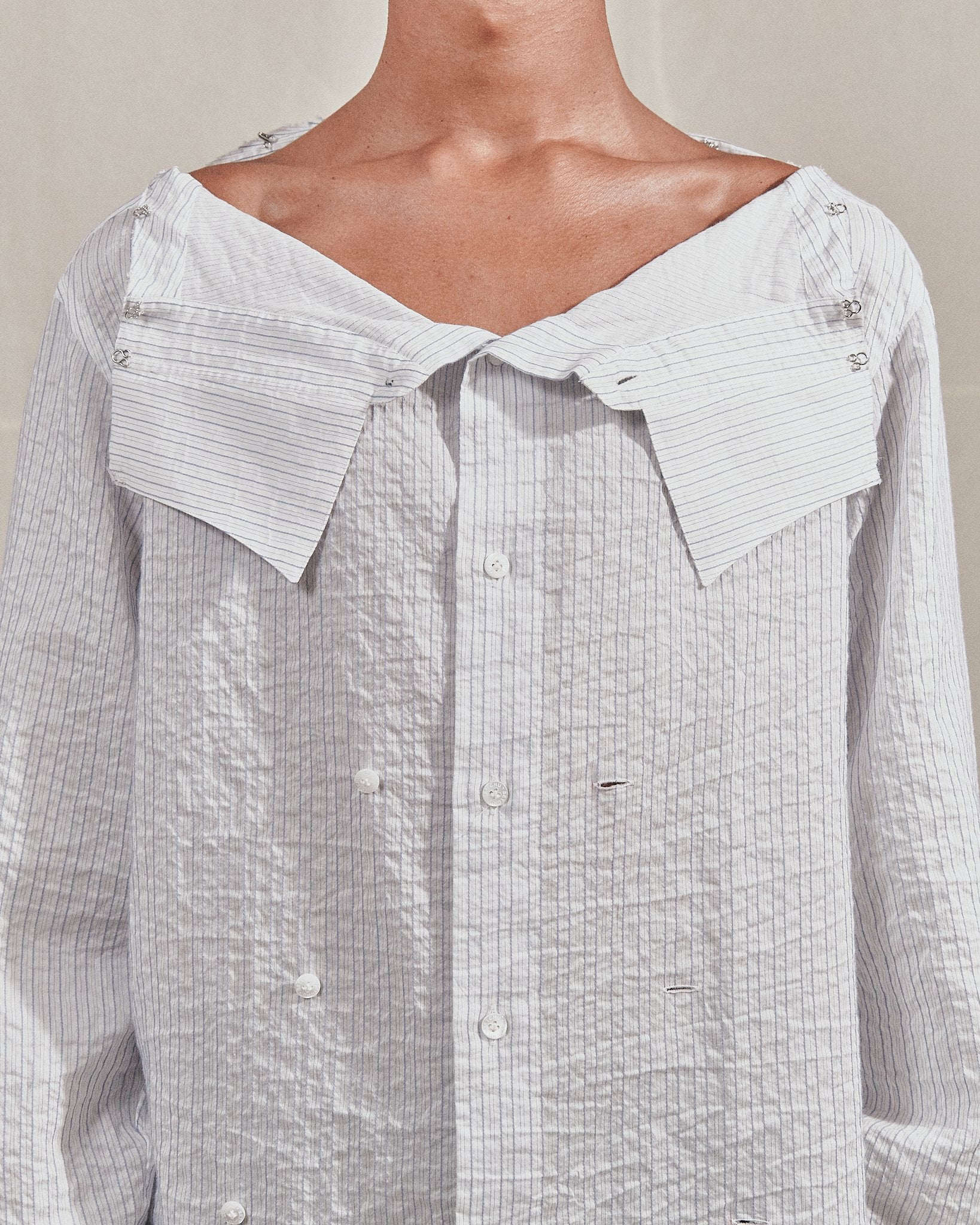 Hook & eye shirt - stripe