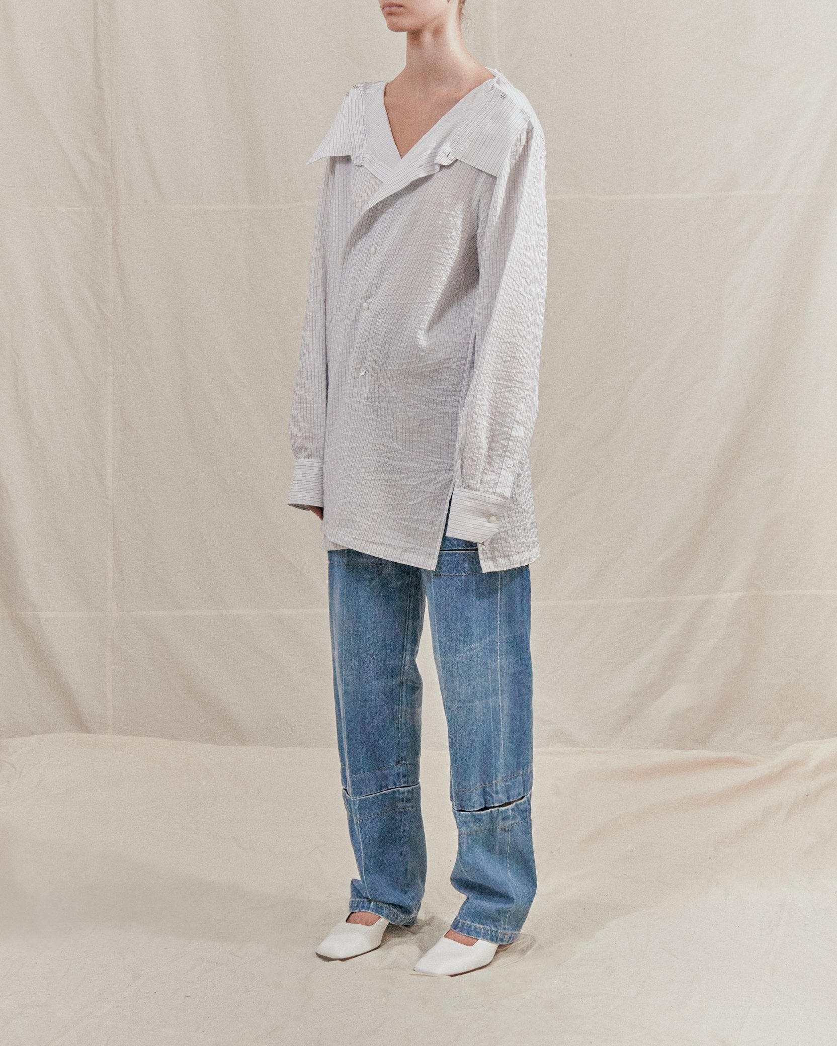 Hook & eye shirt - stripe