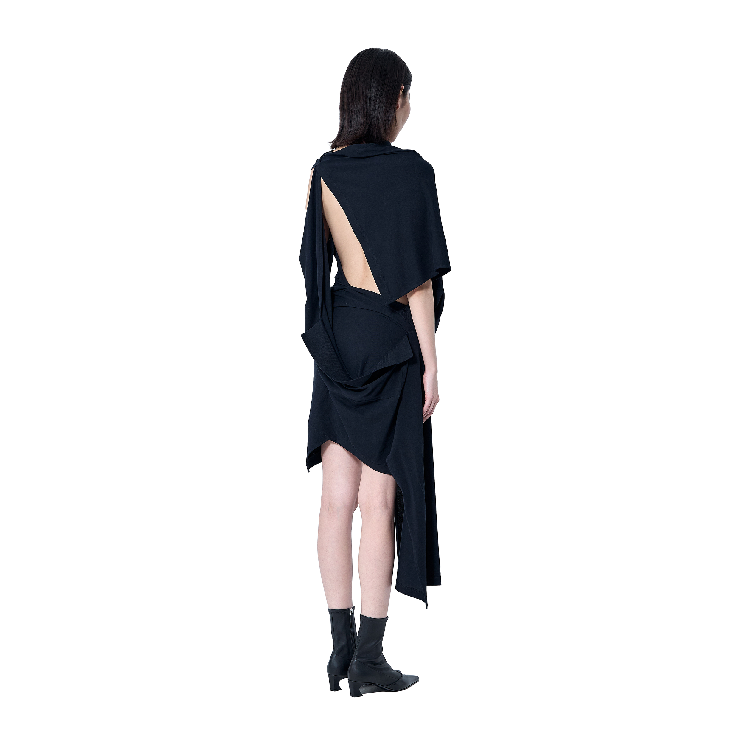 Draped polo dress