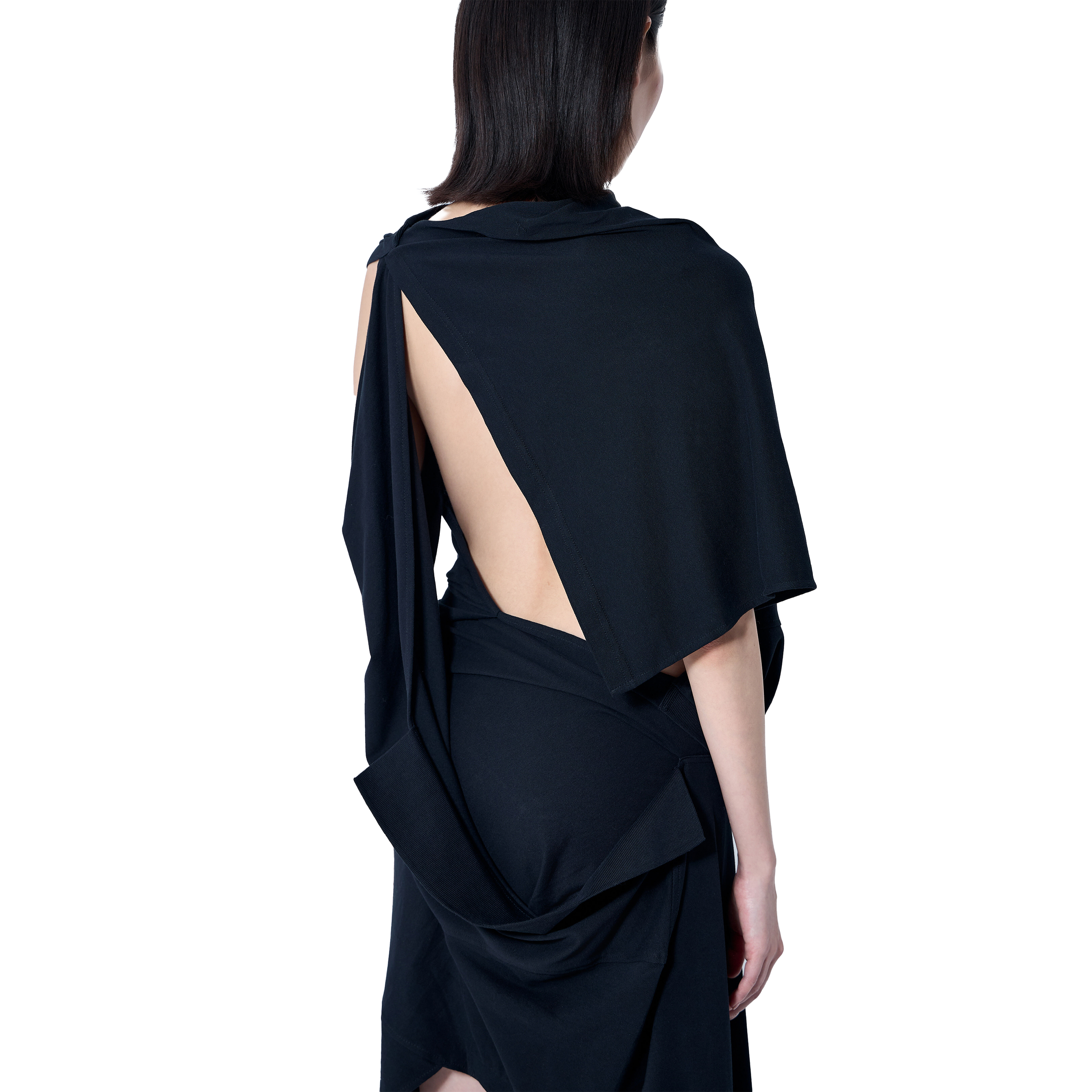 Draped polo dress