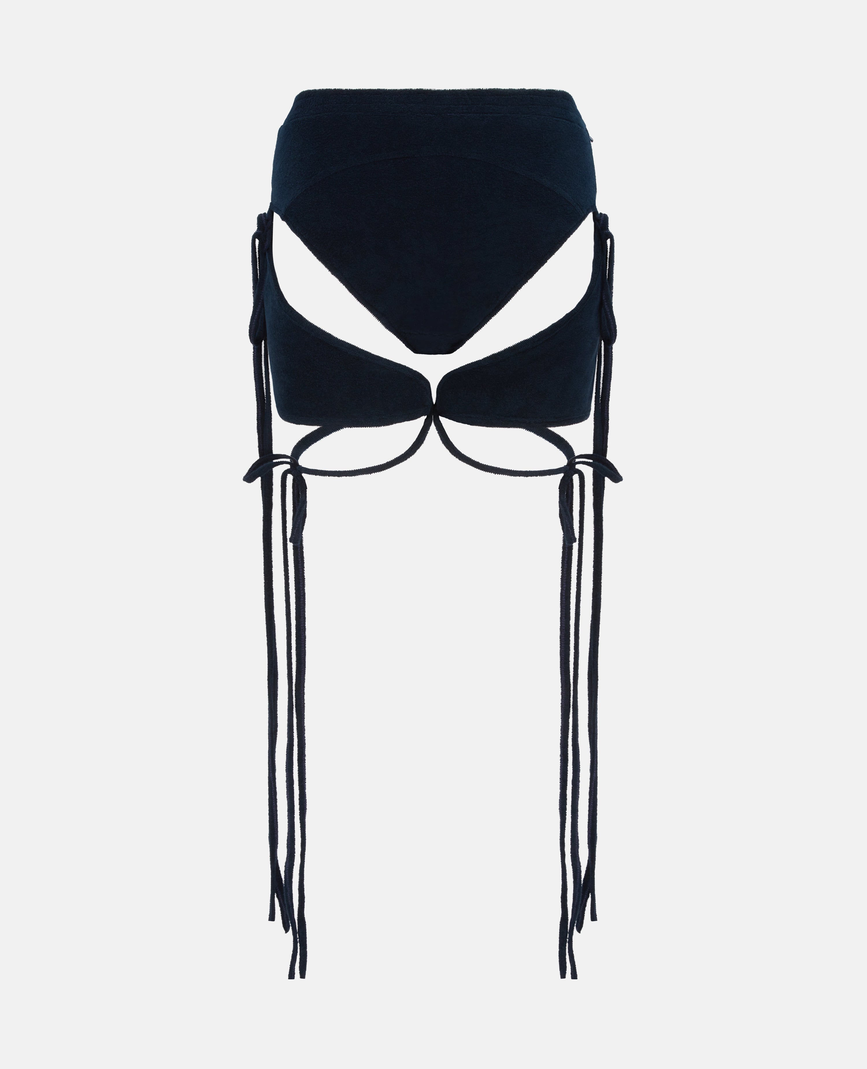Rodeo shorts with chaps navy