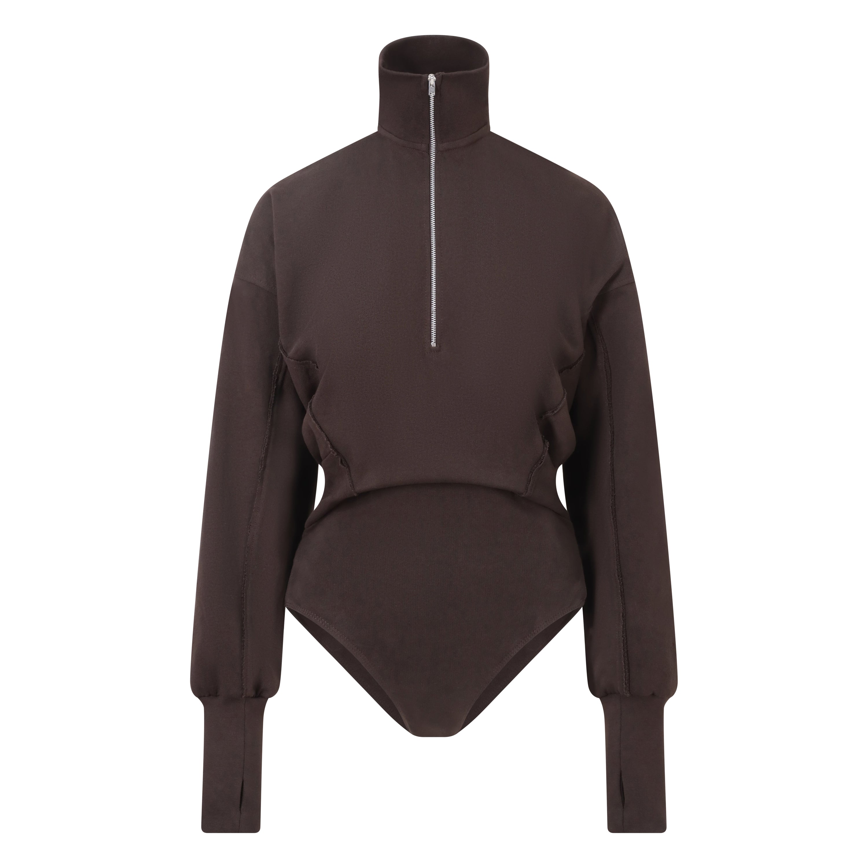 Shinji leotard brown