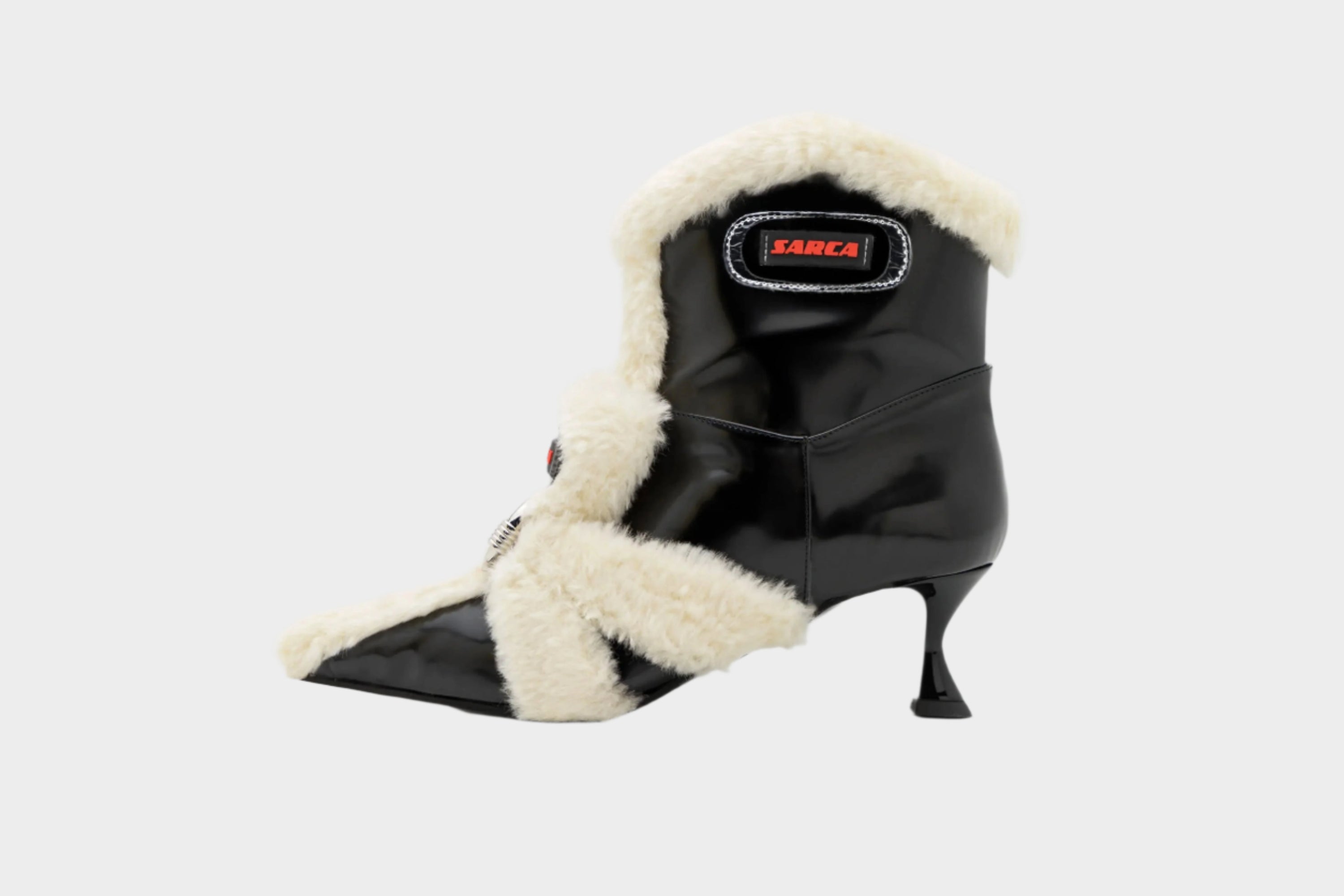 Teddy' black ankle boot