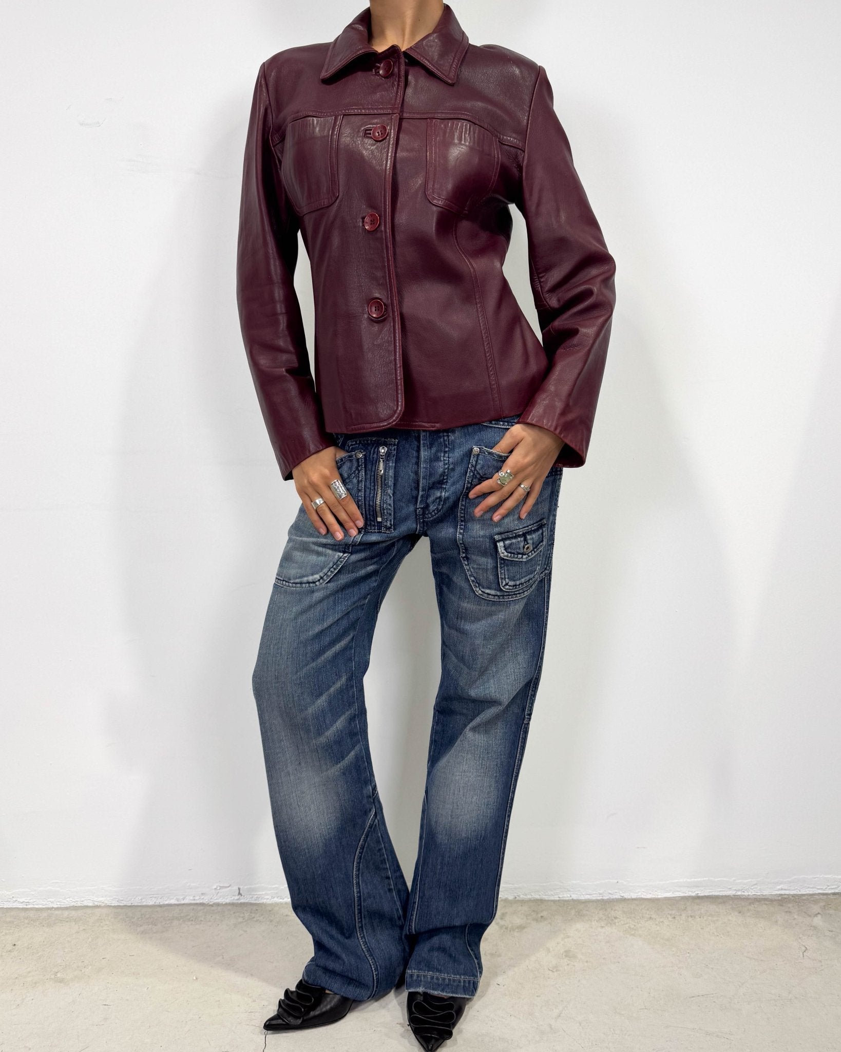 The aleesha leather jacket