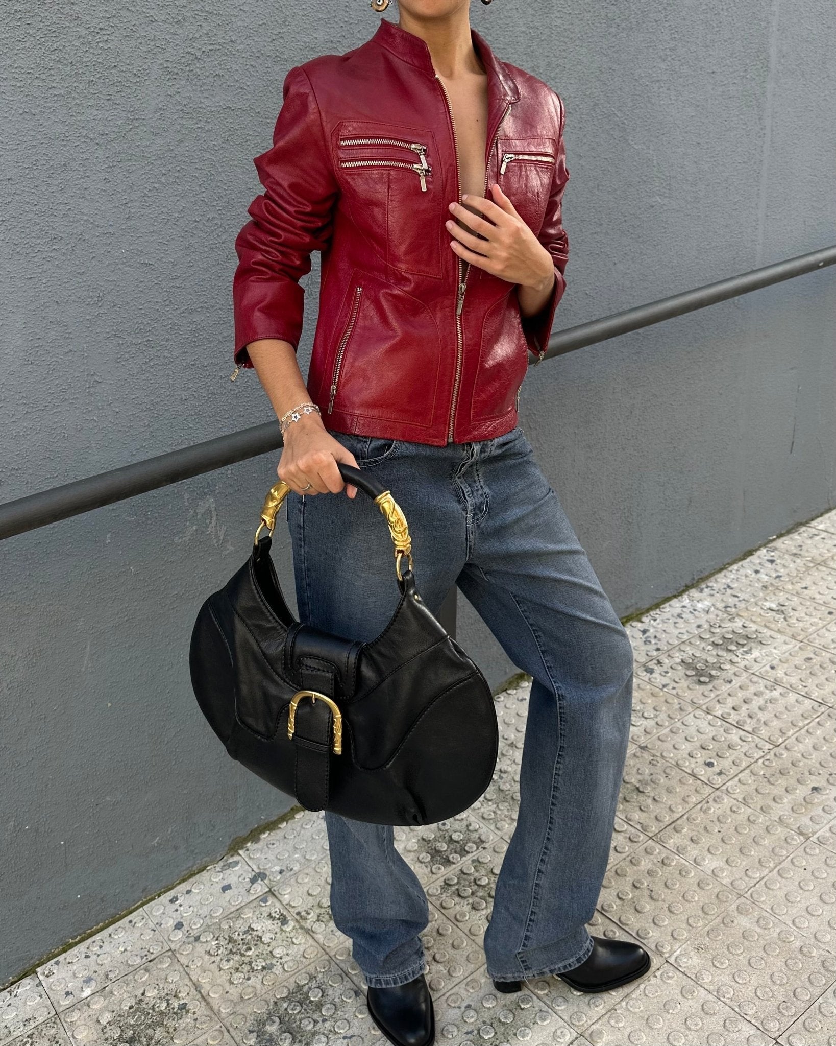 The angelica leather jacket