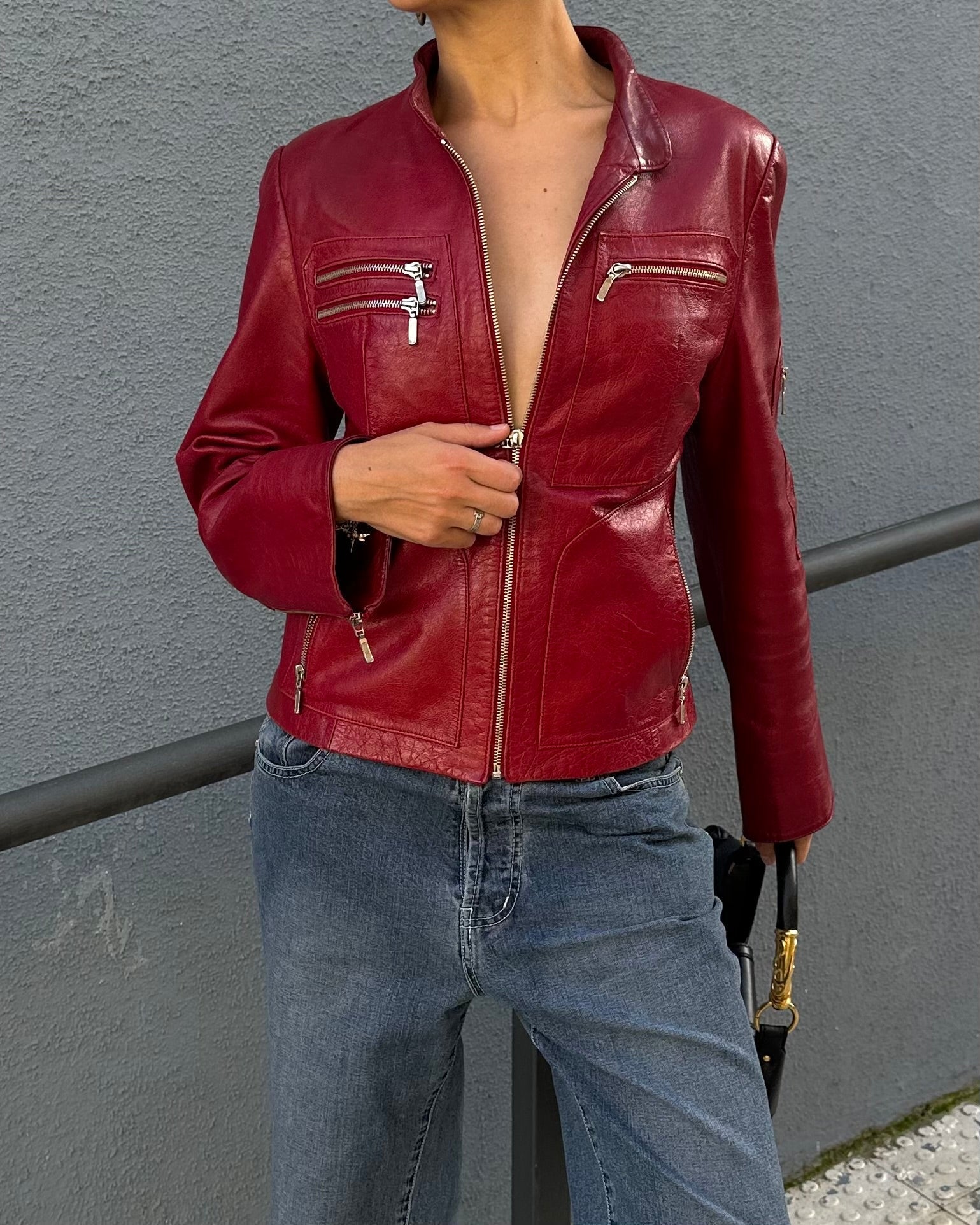 The angelica leather jacket