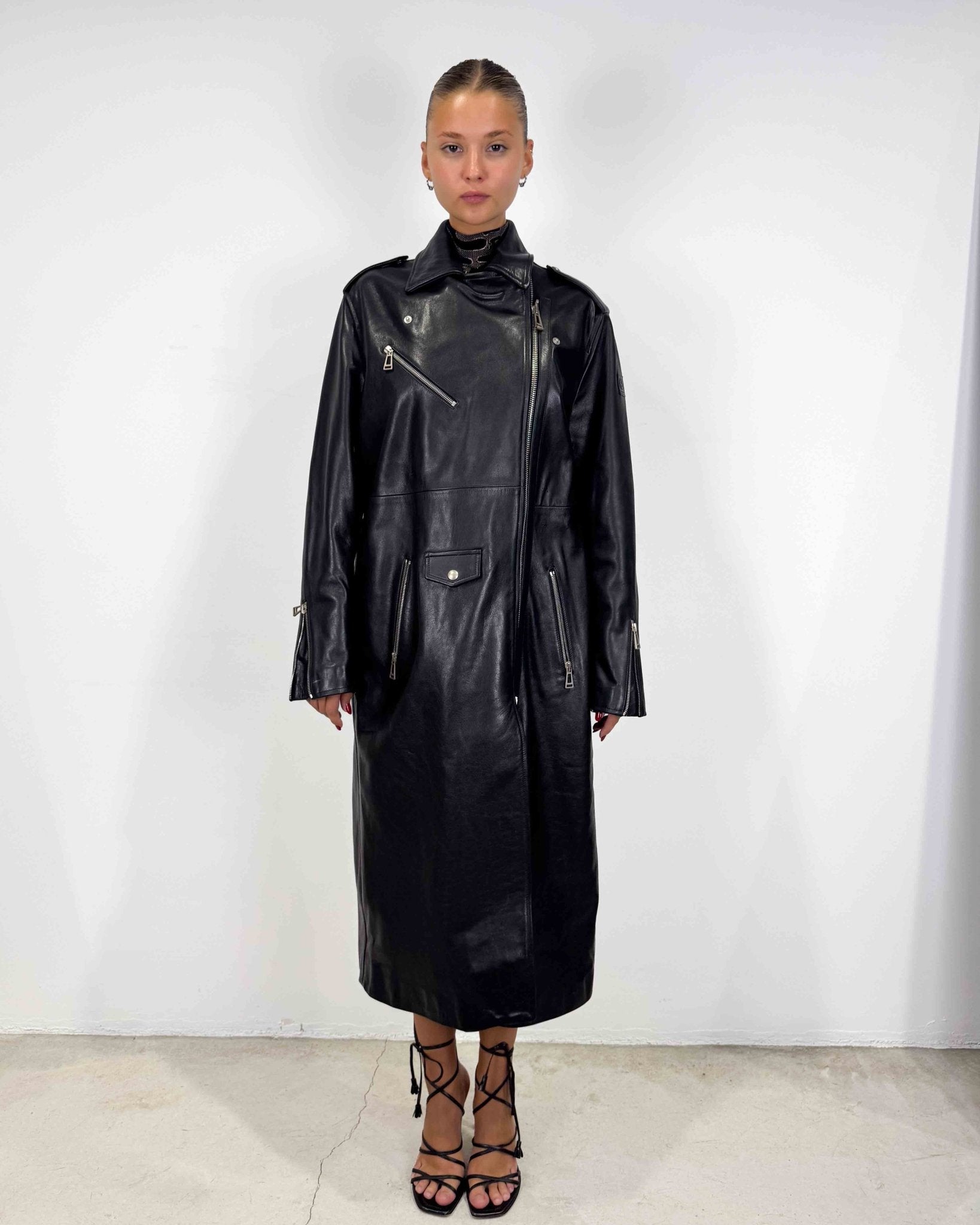 The bianca leather coat by belstaff