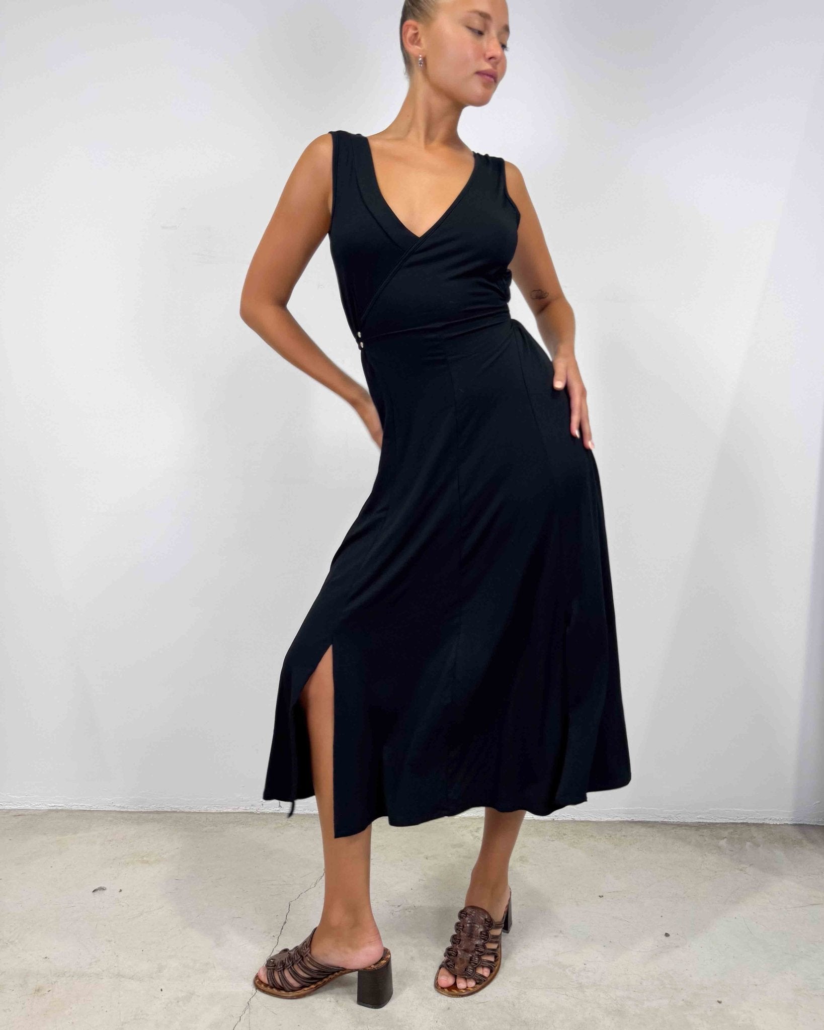 The coral dress