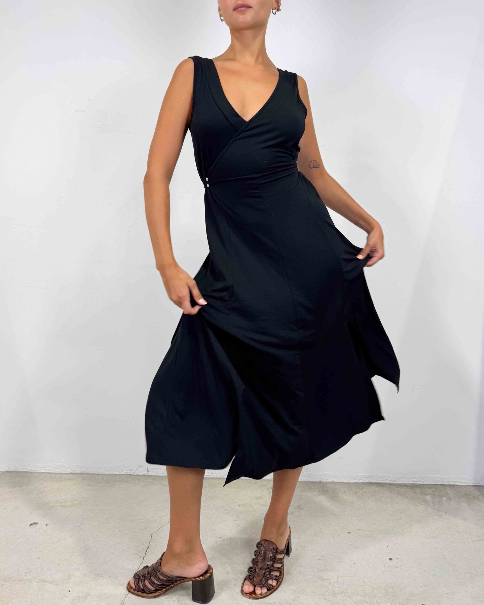 The coral dress