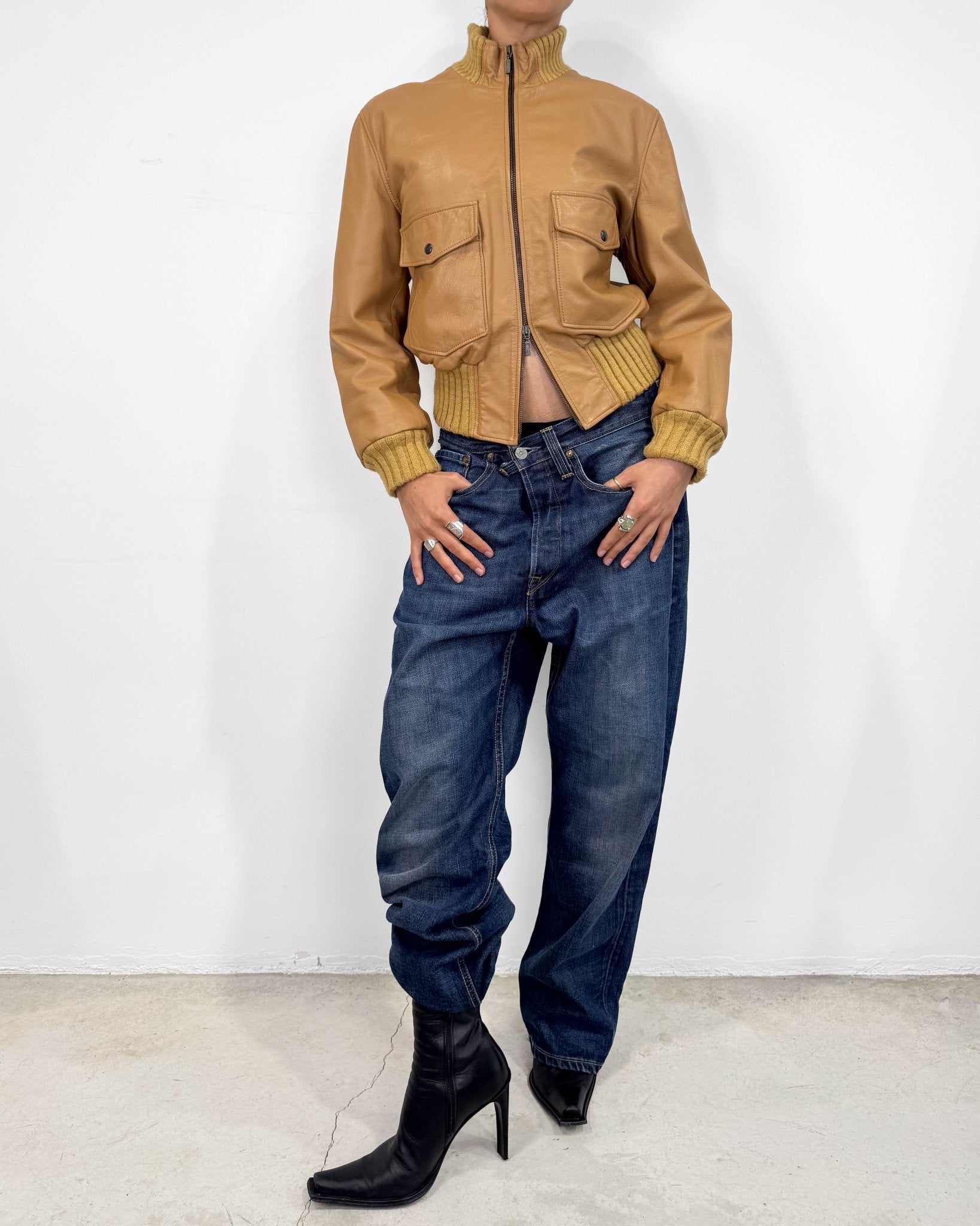 The teresa leather jacket