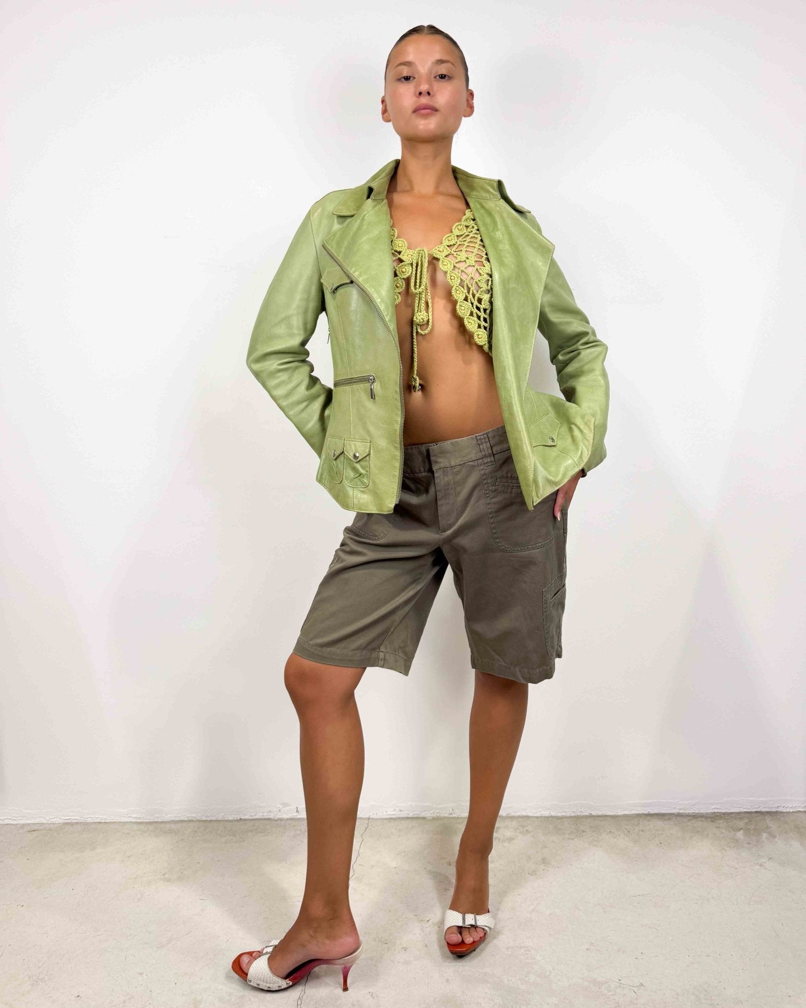 The elodie leather jacket