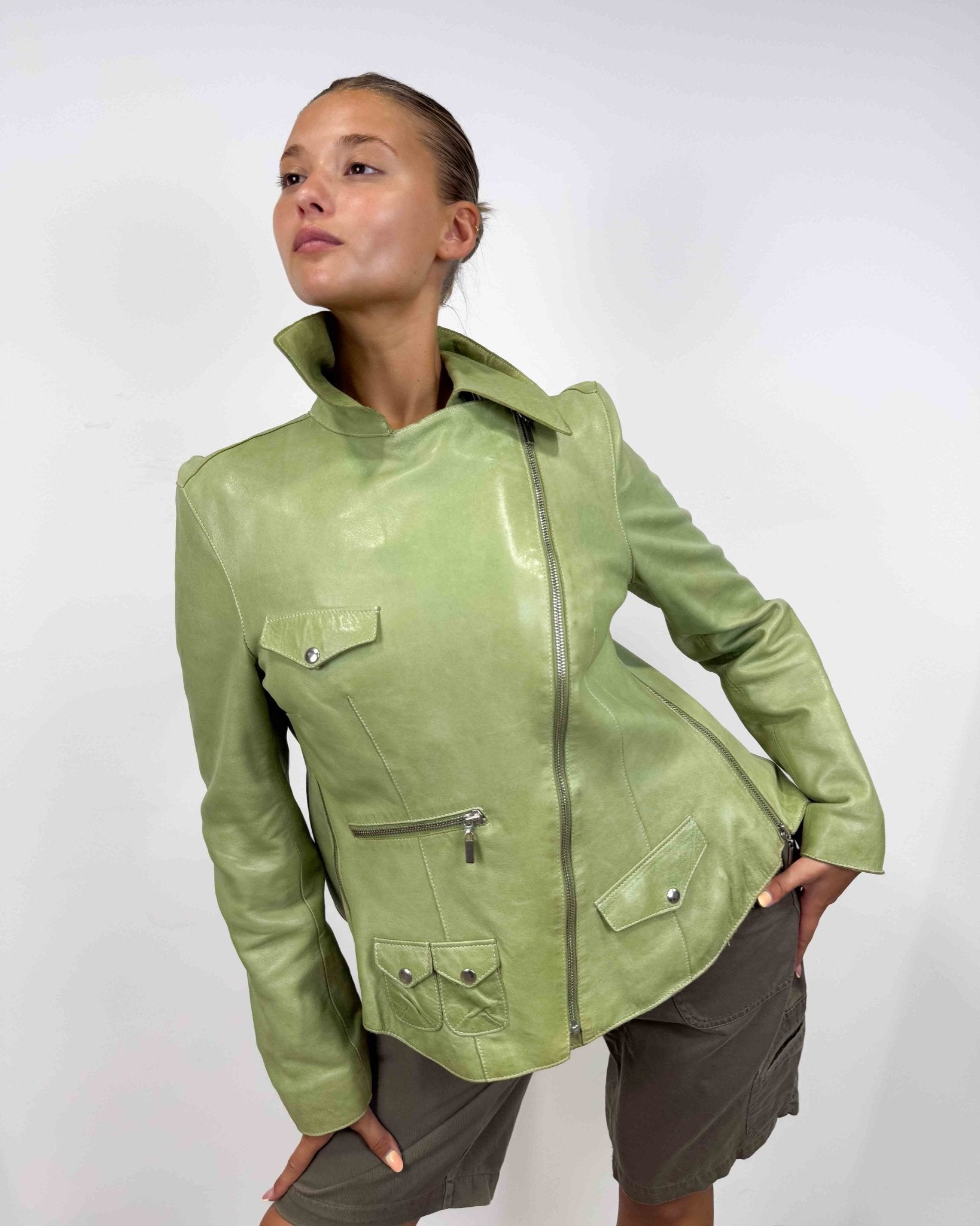 The elodie leather jacket