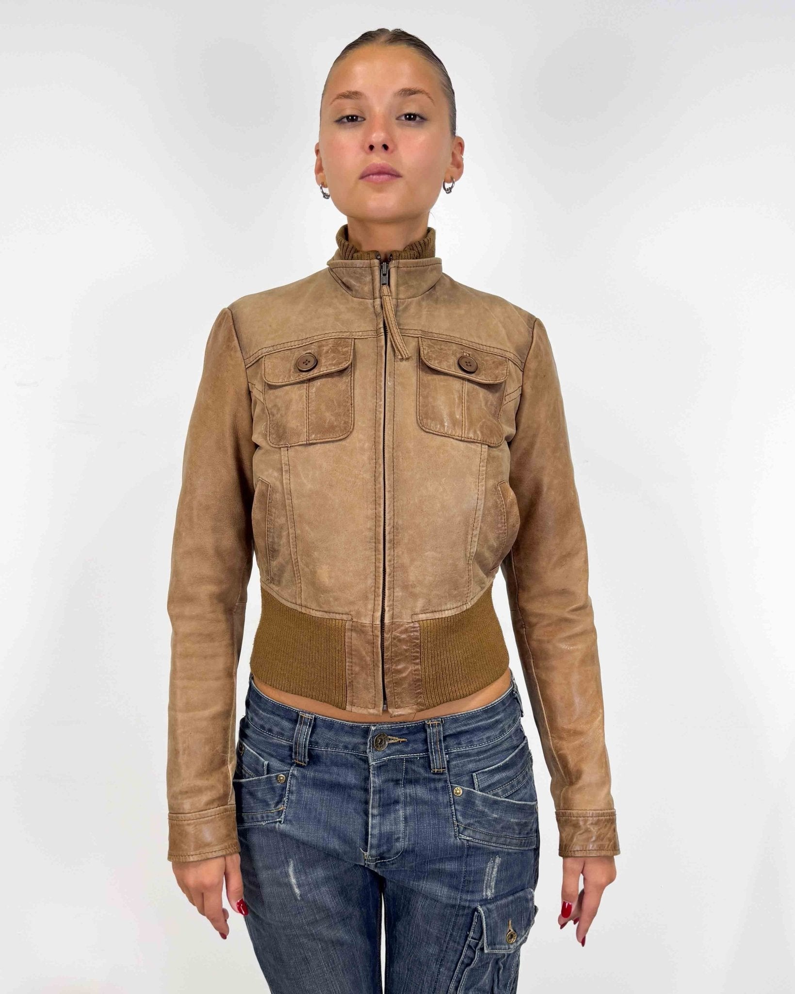 The gabrielle leather jacket