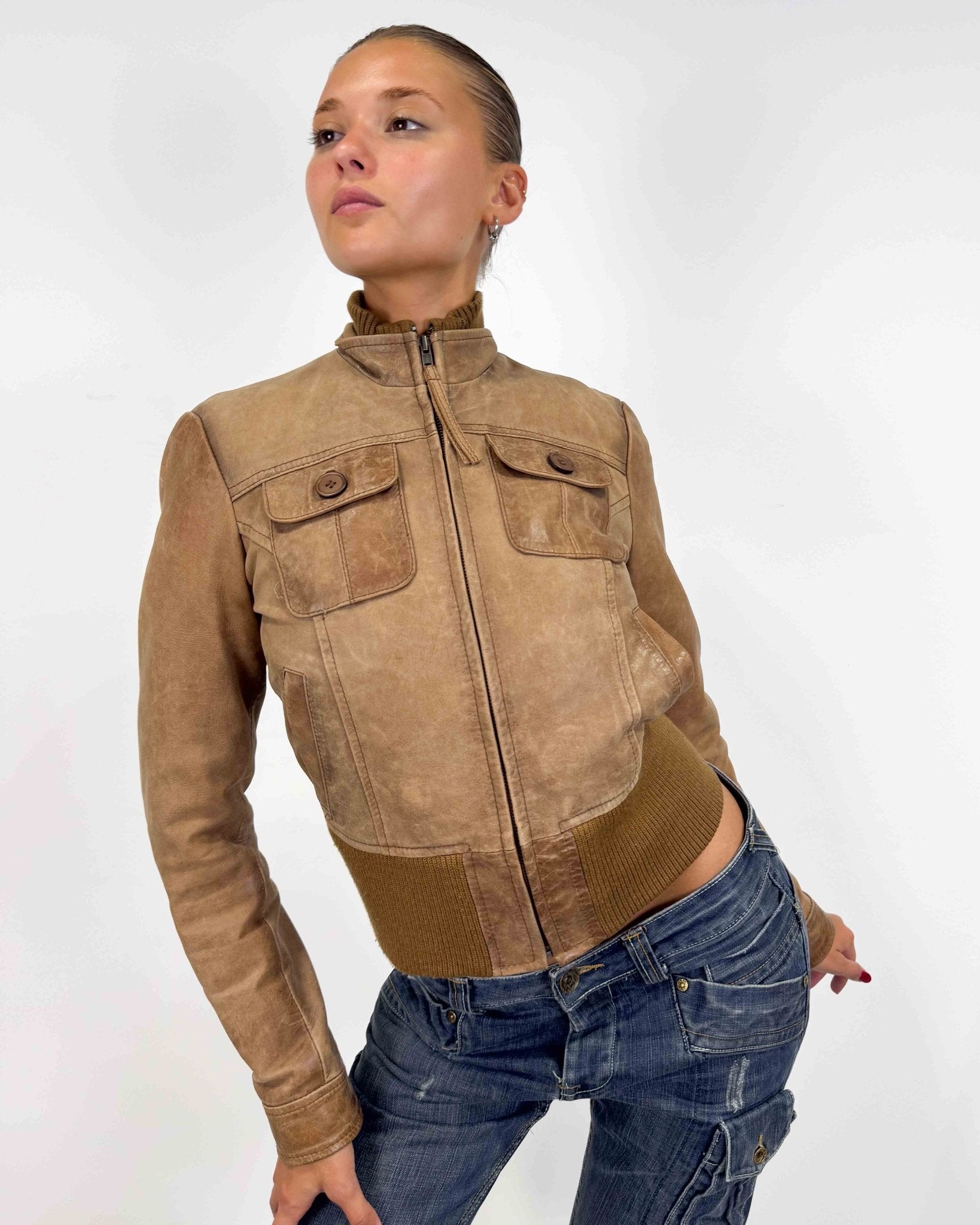 The gabrielle leather jacket