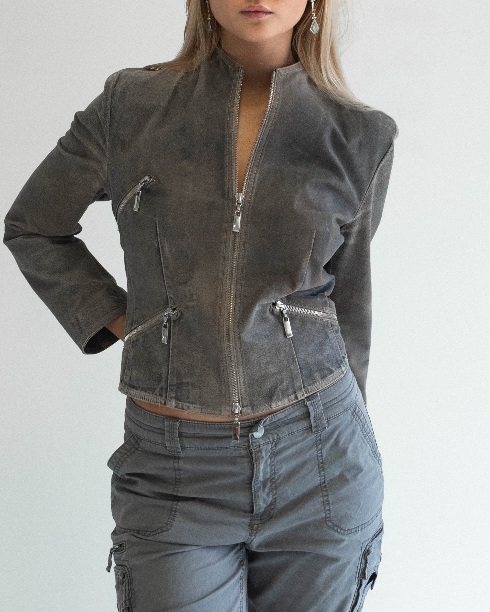 The gaëlle leather jacket