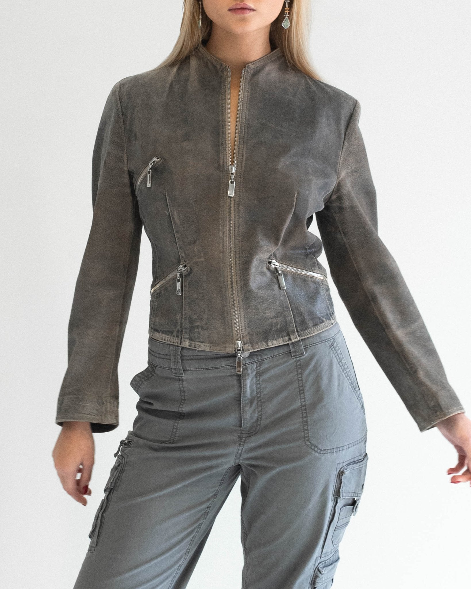 The gaëlle leather jacket