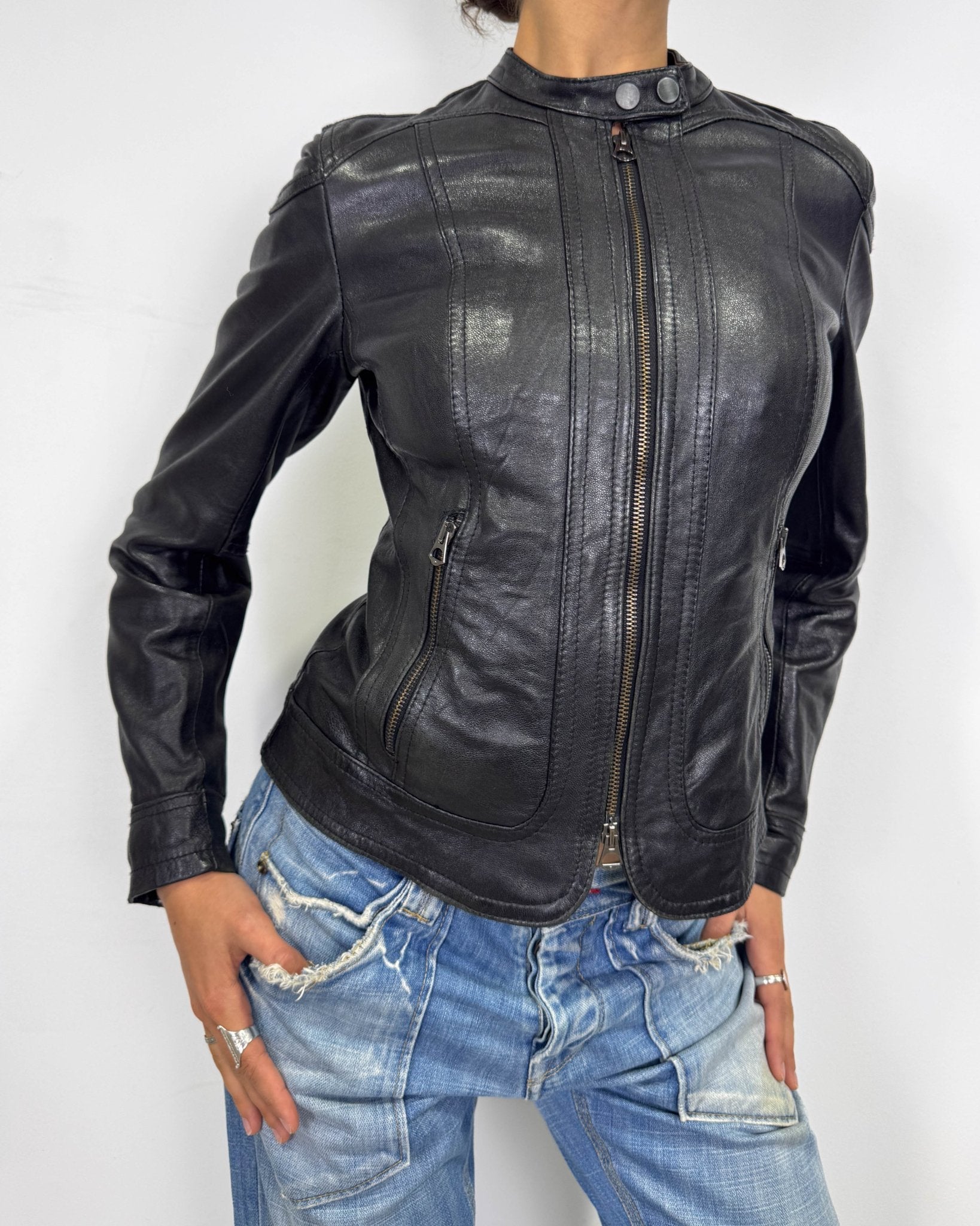The henriette leather jacket