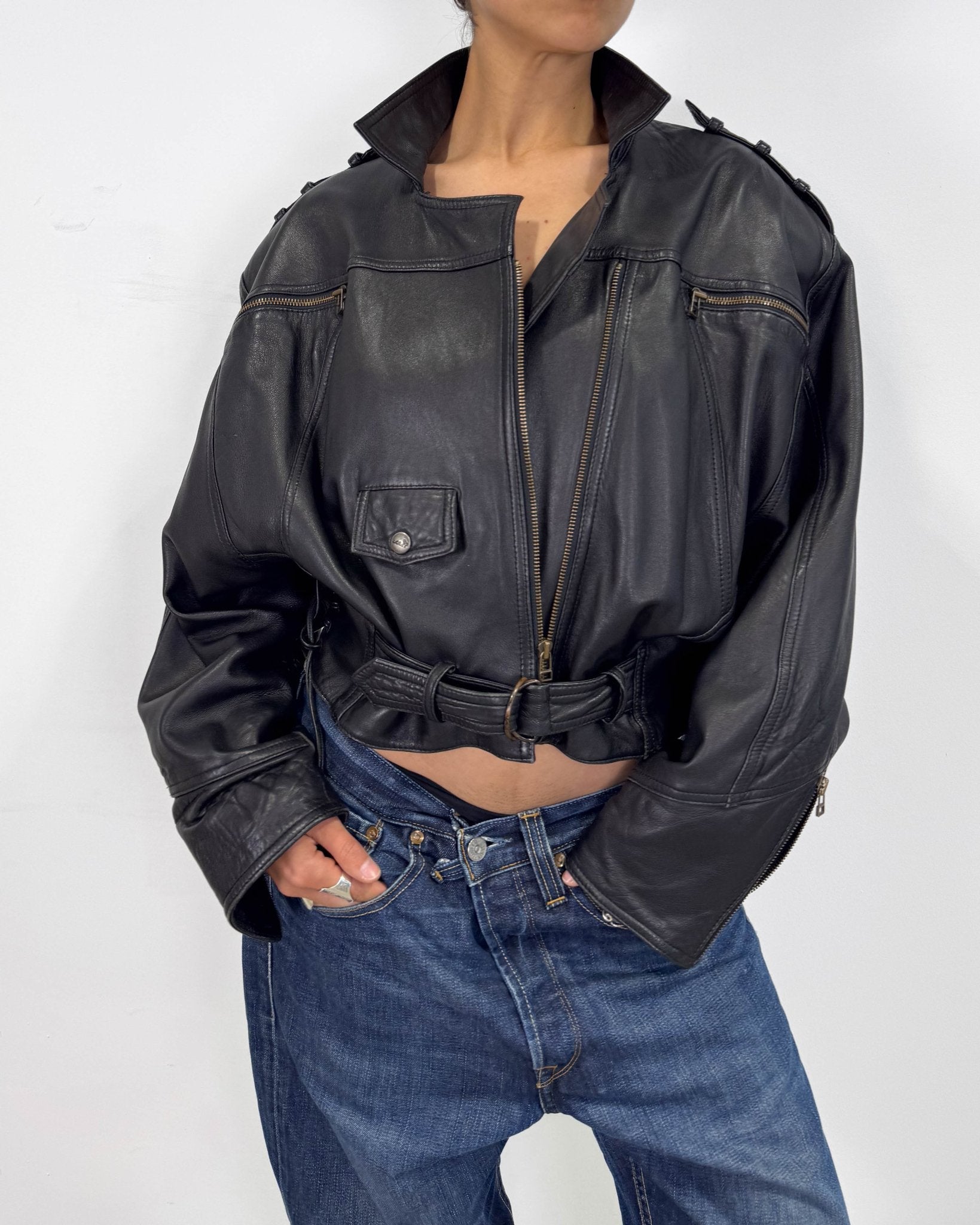 The karina leather jacket