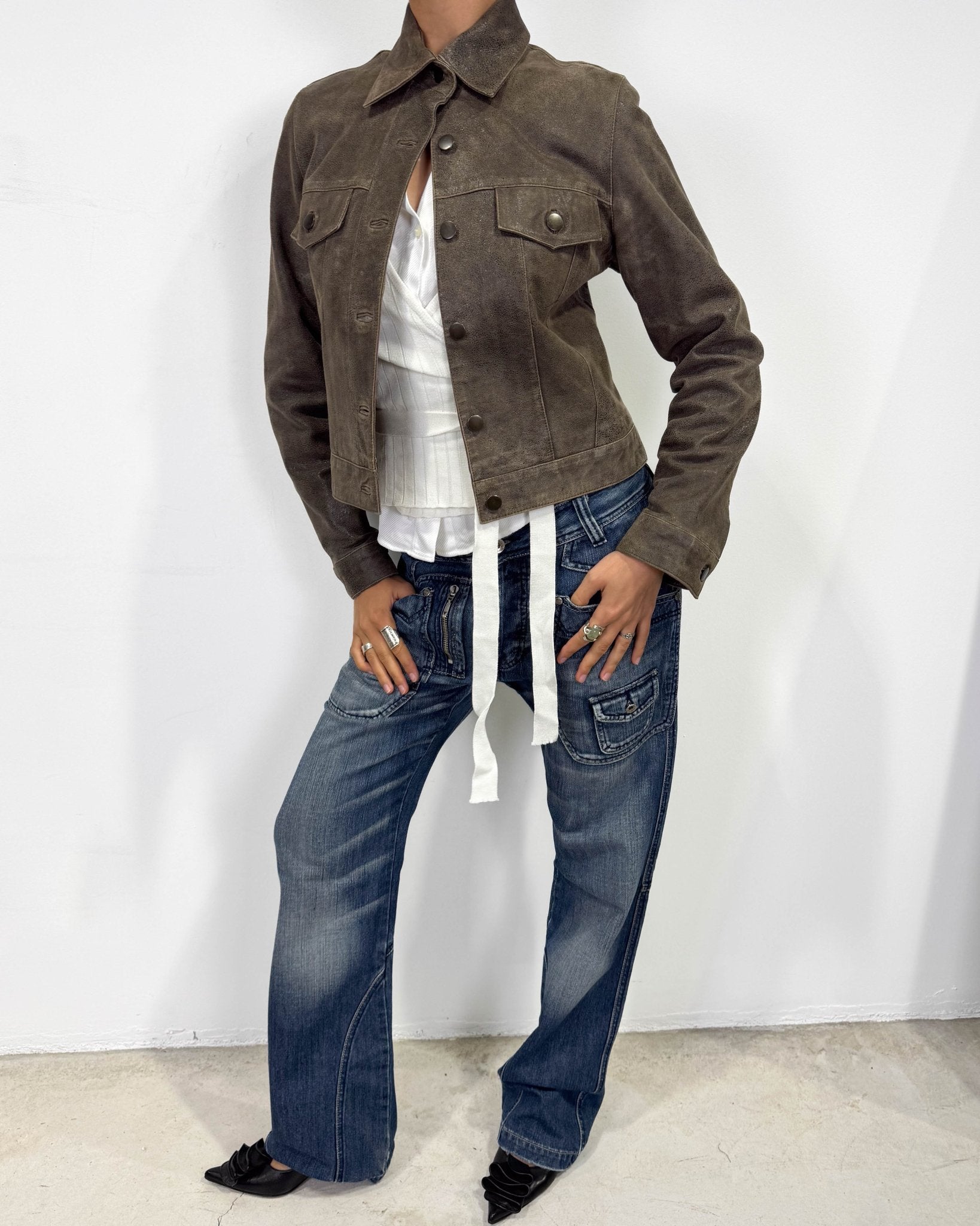 The manuela leather jacket