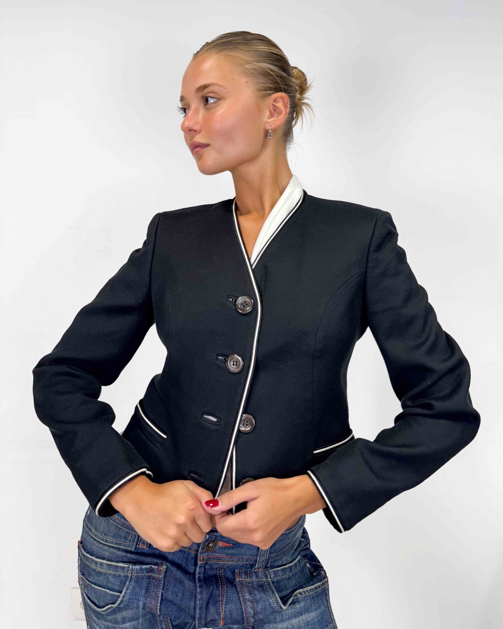 The odine blazer by gianni versace