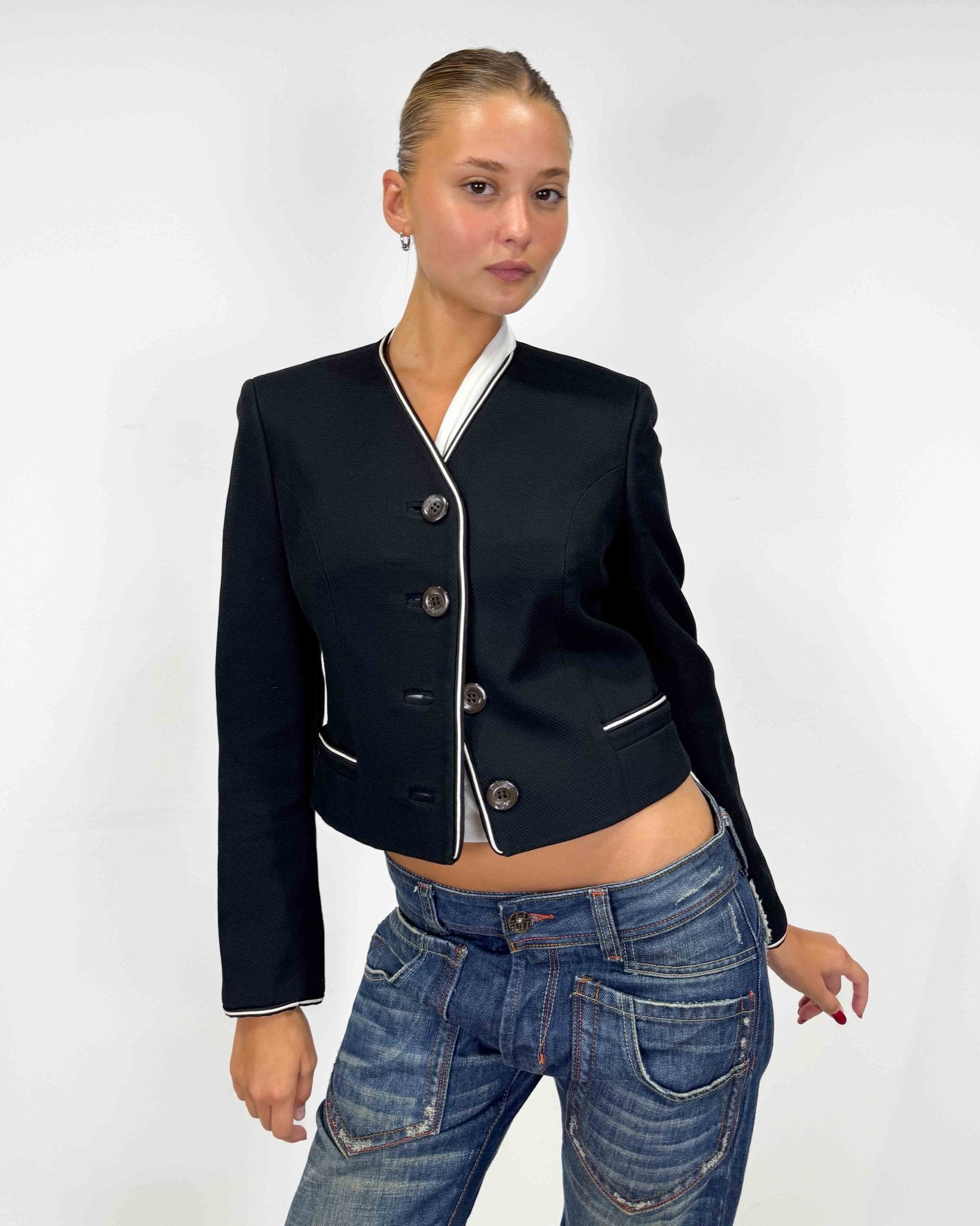 The odine blazer by gianni versace