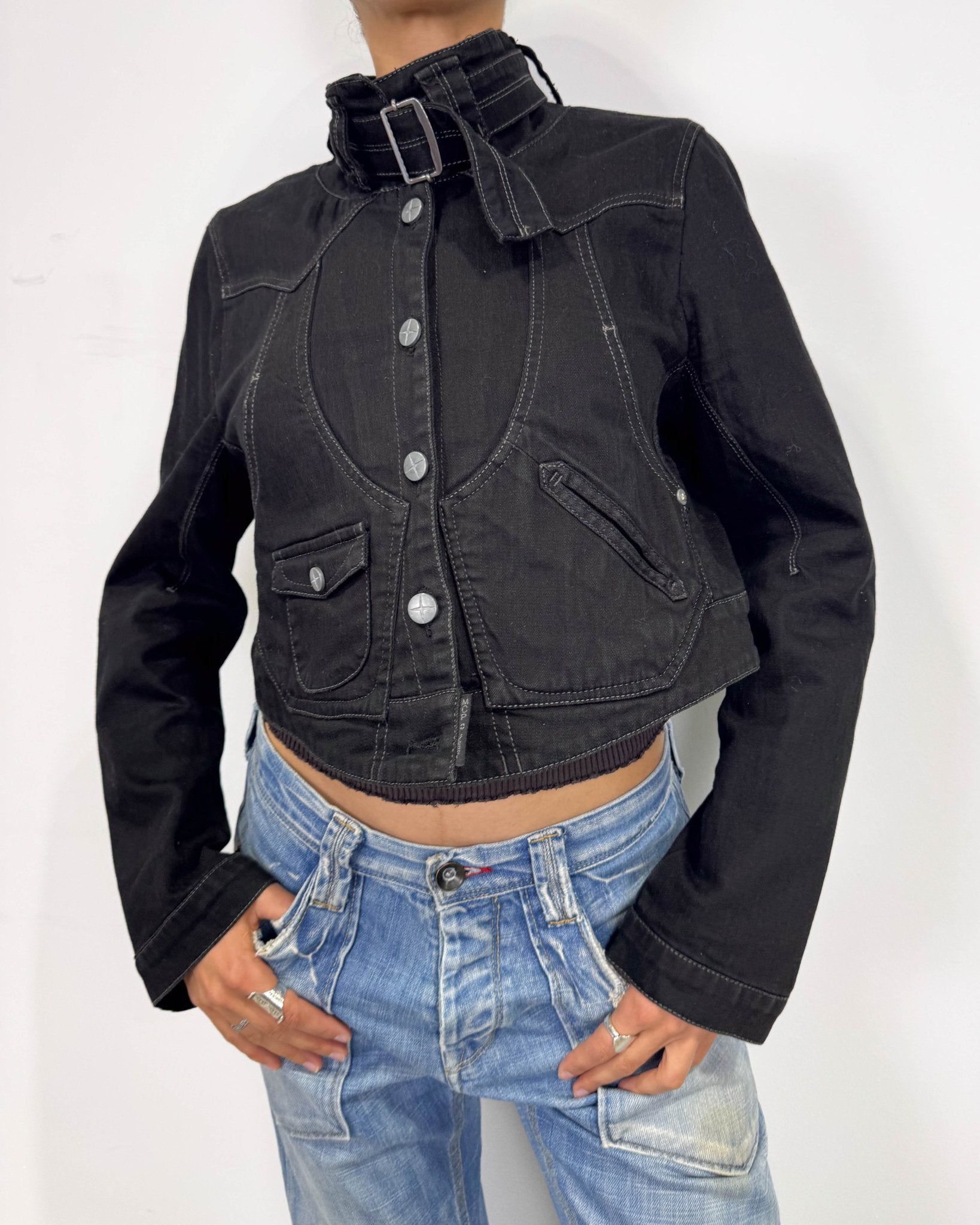 The olive jacket