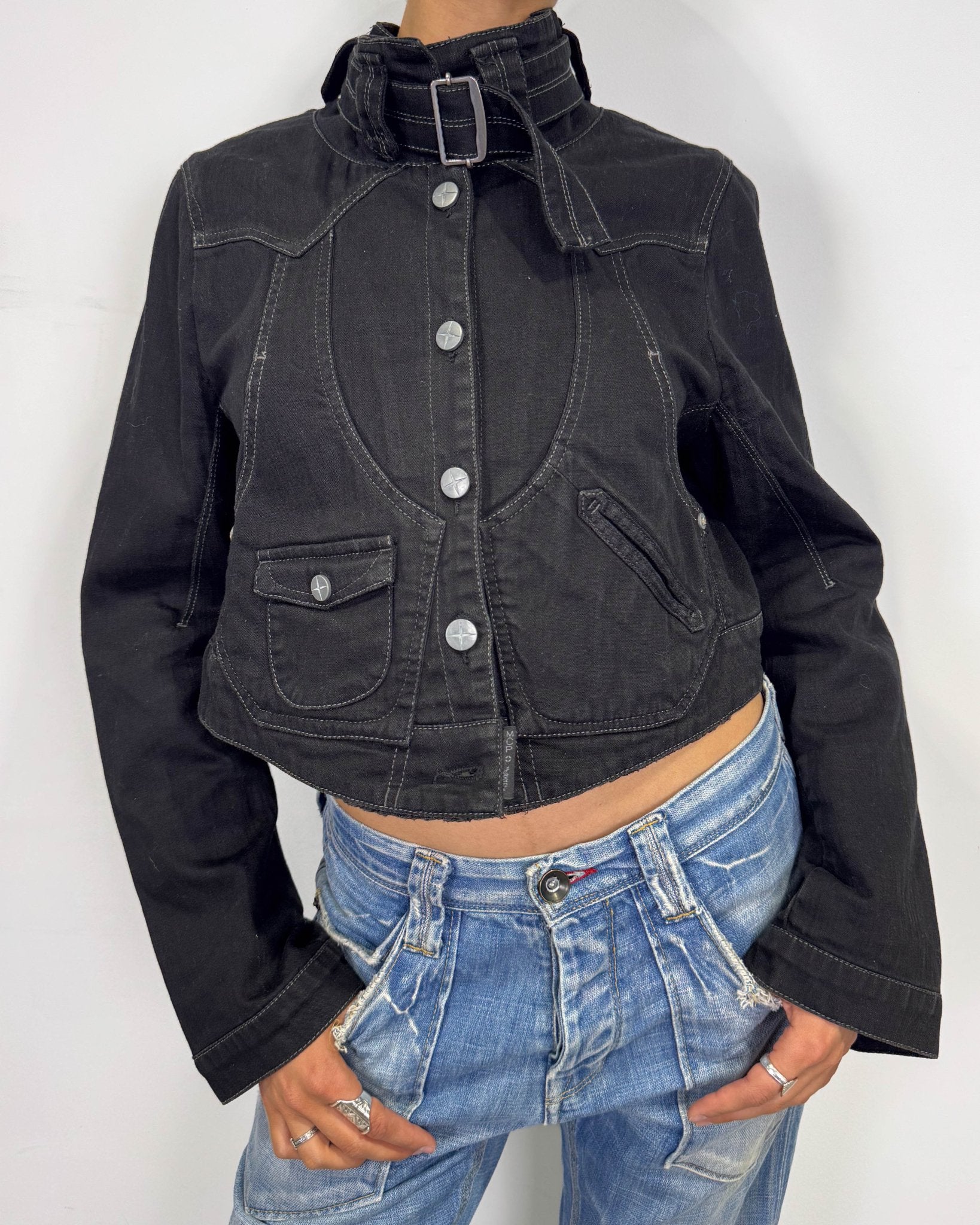 The olive jacket