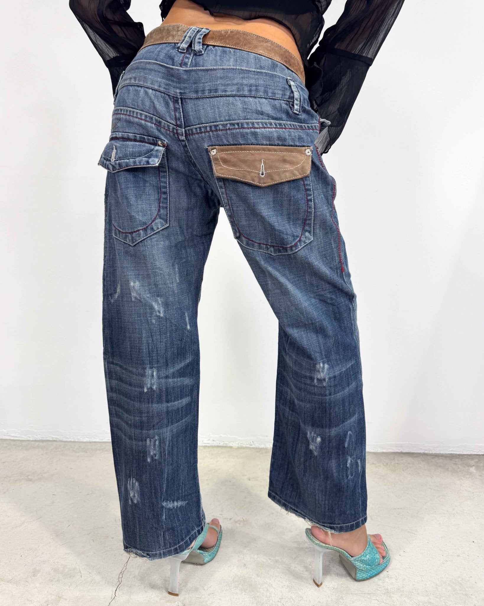 The rose jeans