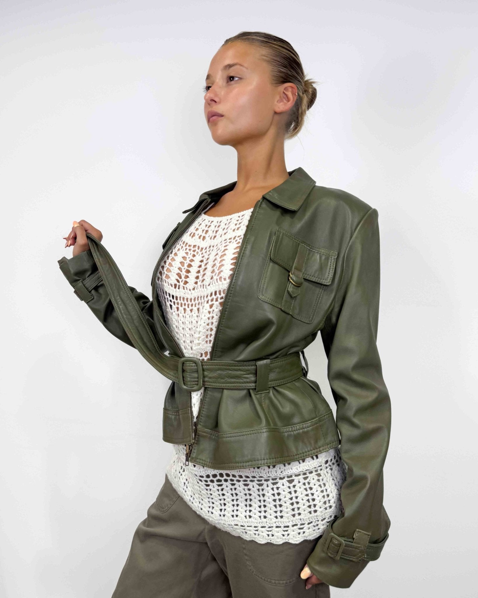 The savannah leather jacket