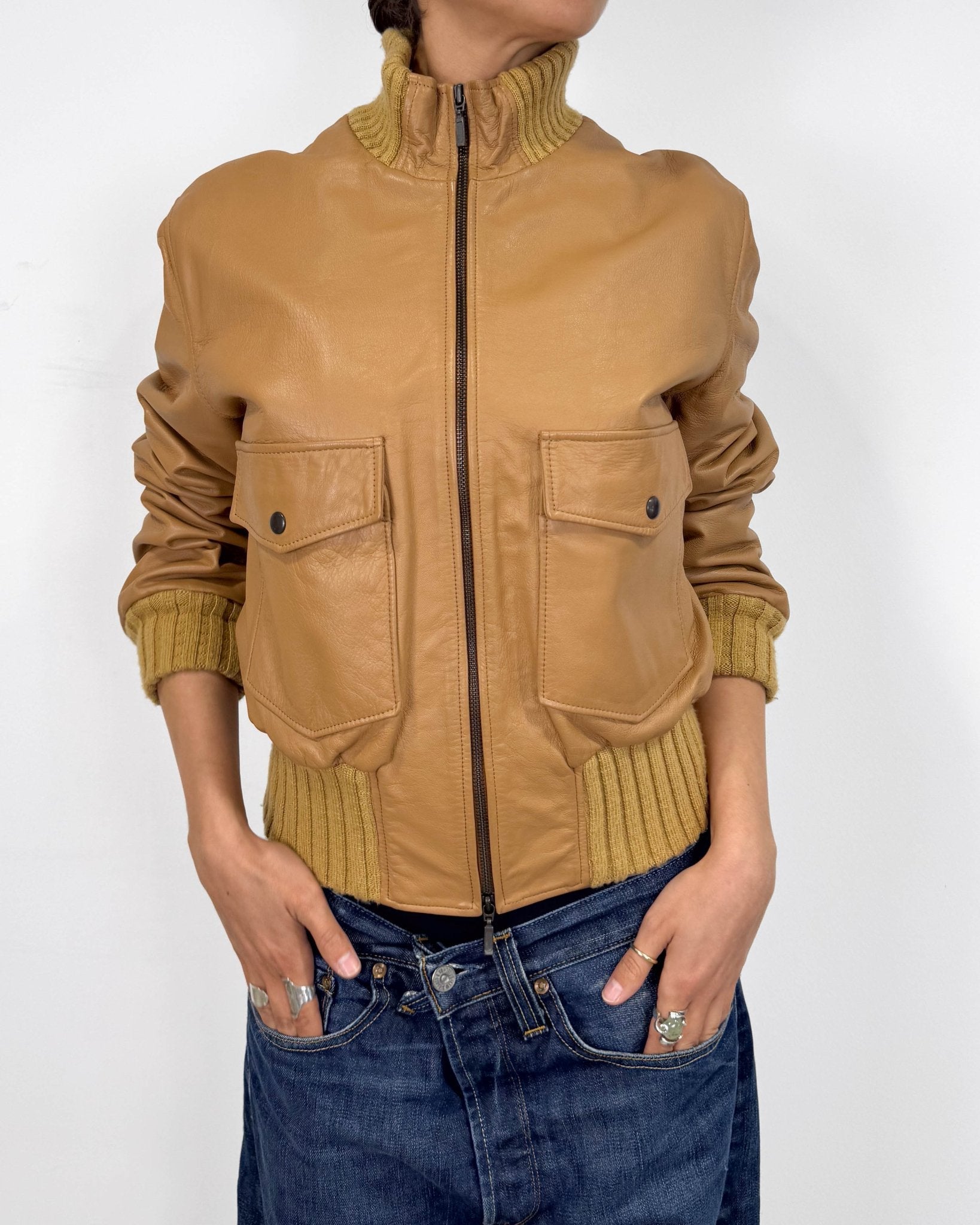 The teresa leather jacket