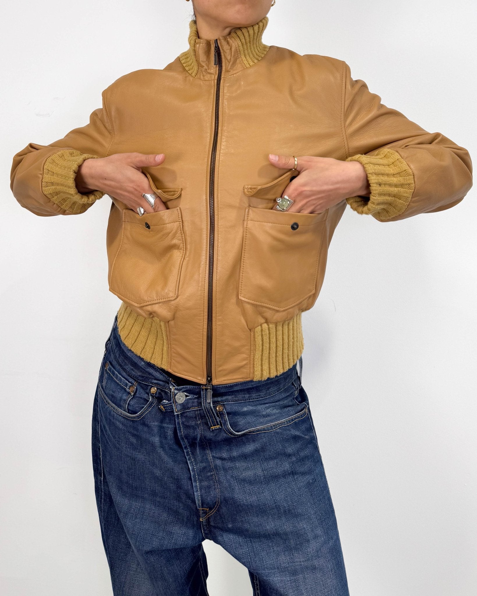 The teresa leather jacket