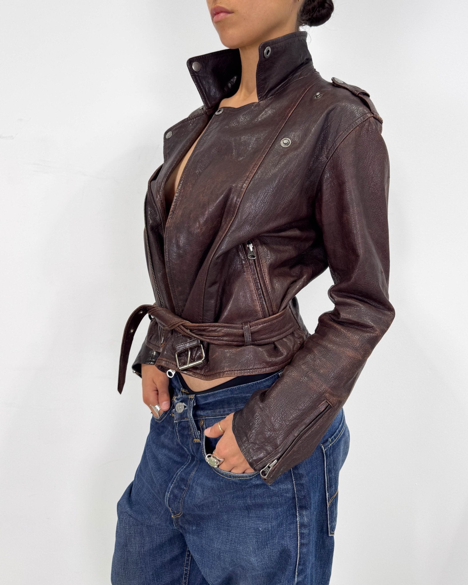 The ydy leather jacket