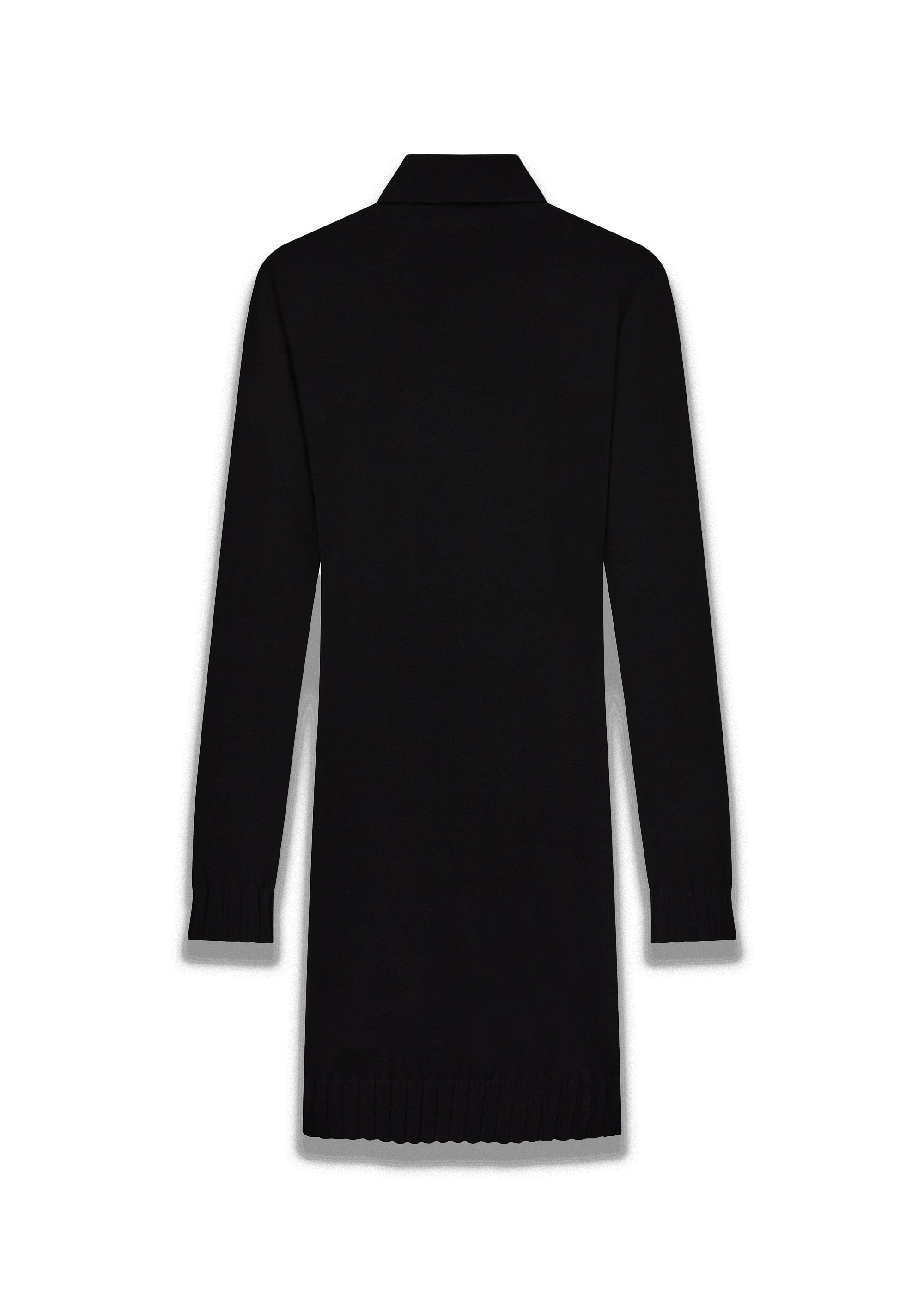 Nasdaq knit dress black