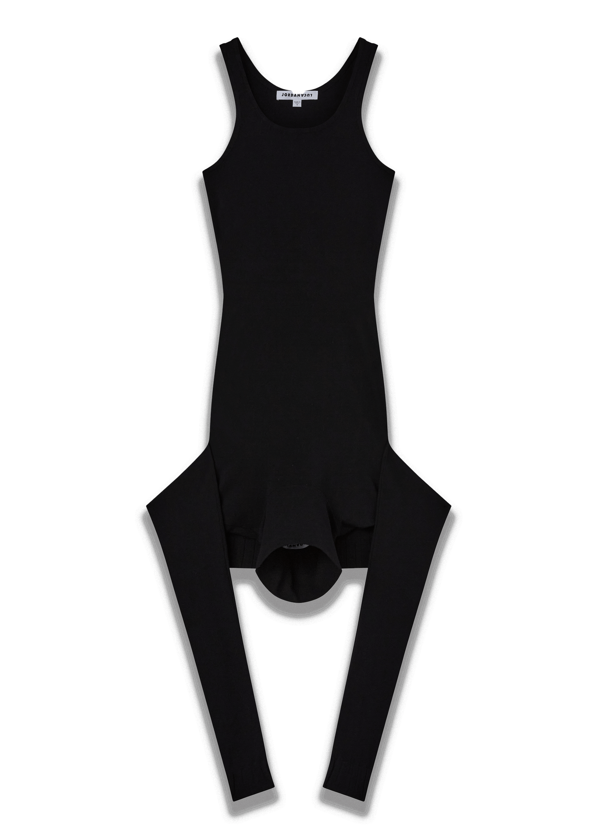 Nasdaq knit dress black