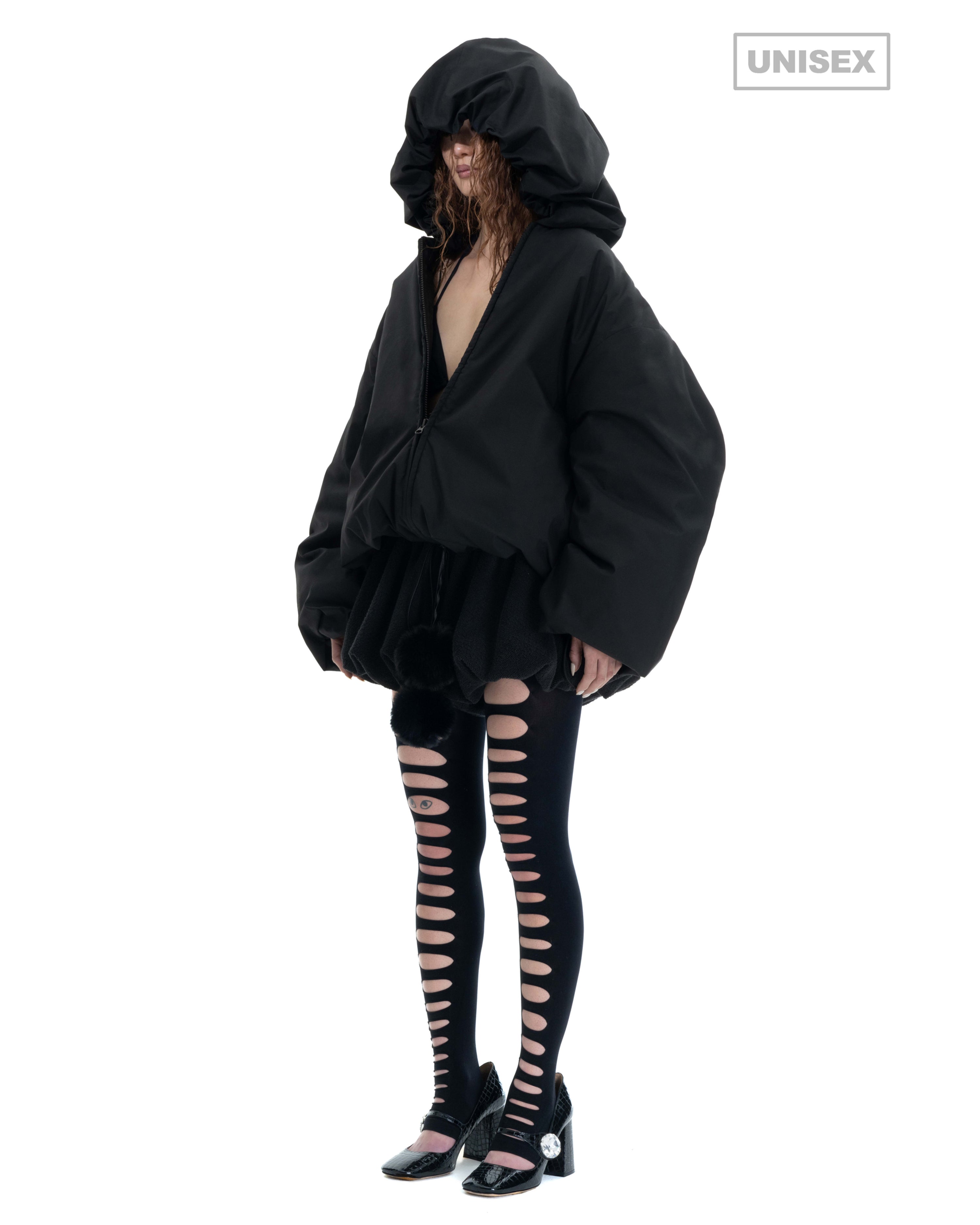 Hug me-  puffer hoodie