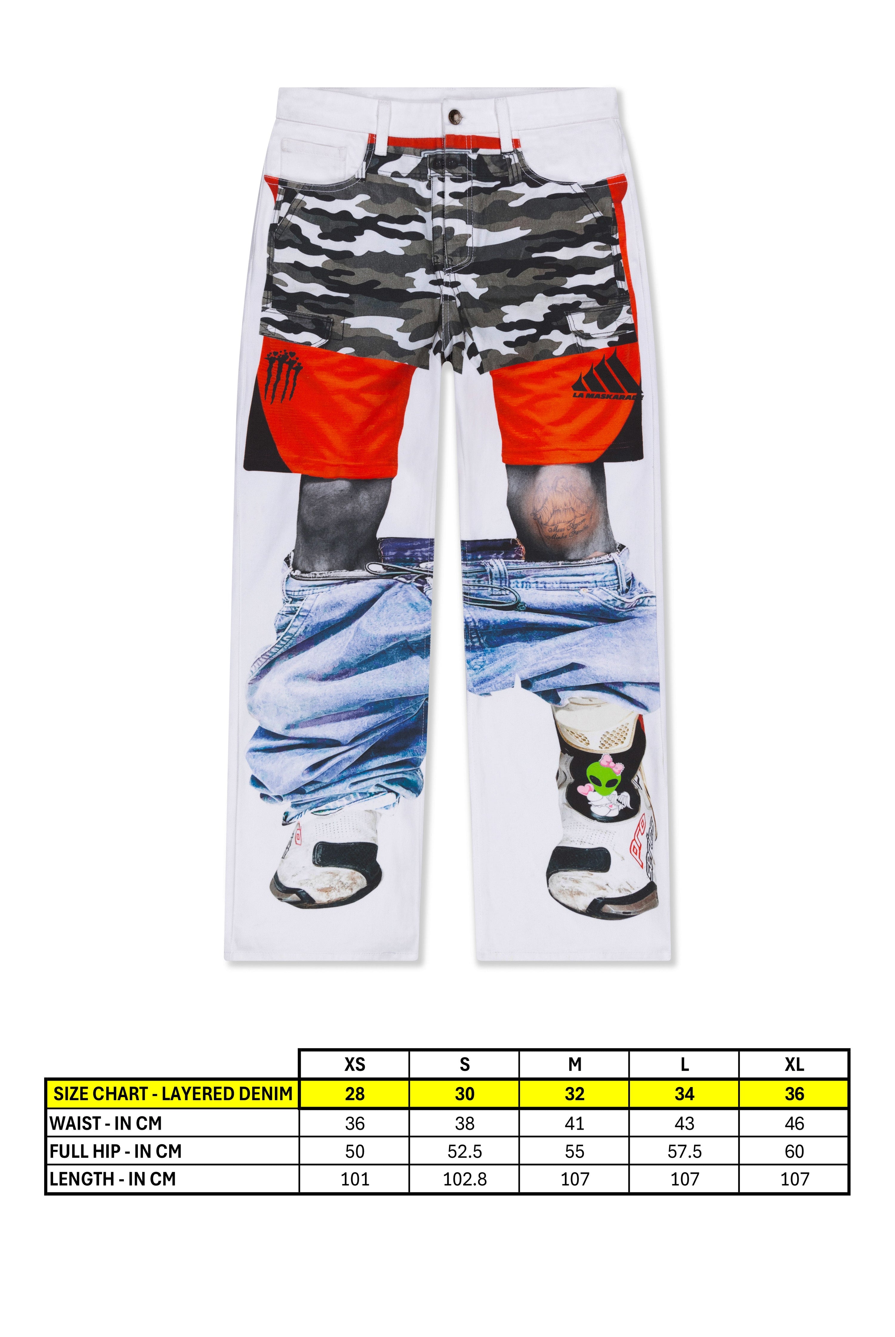 Layered pants