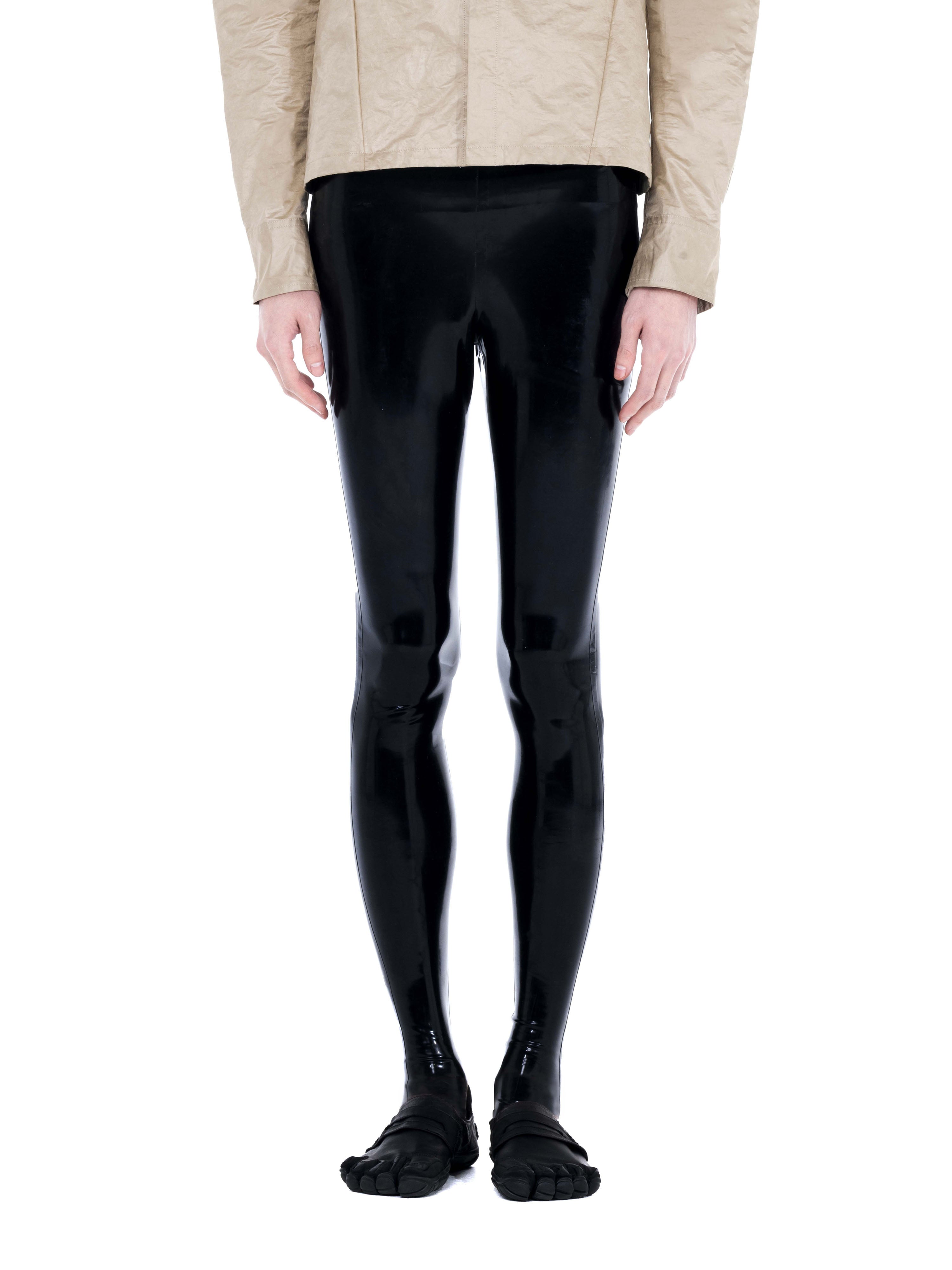 Essential latex tights - black